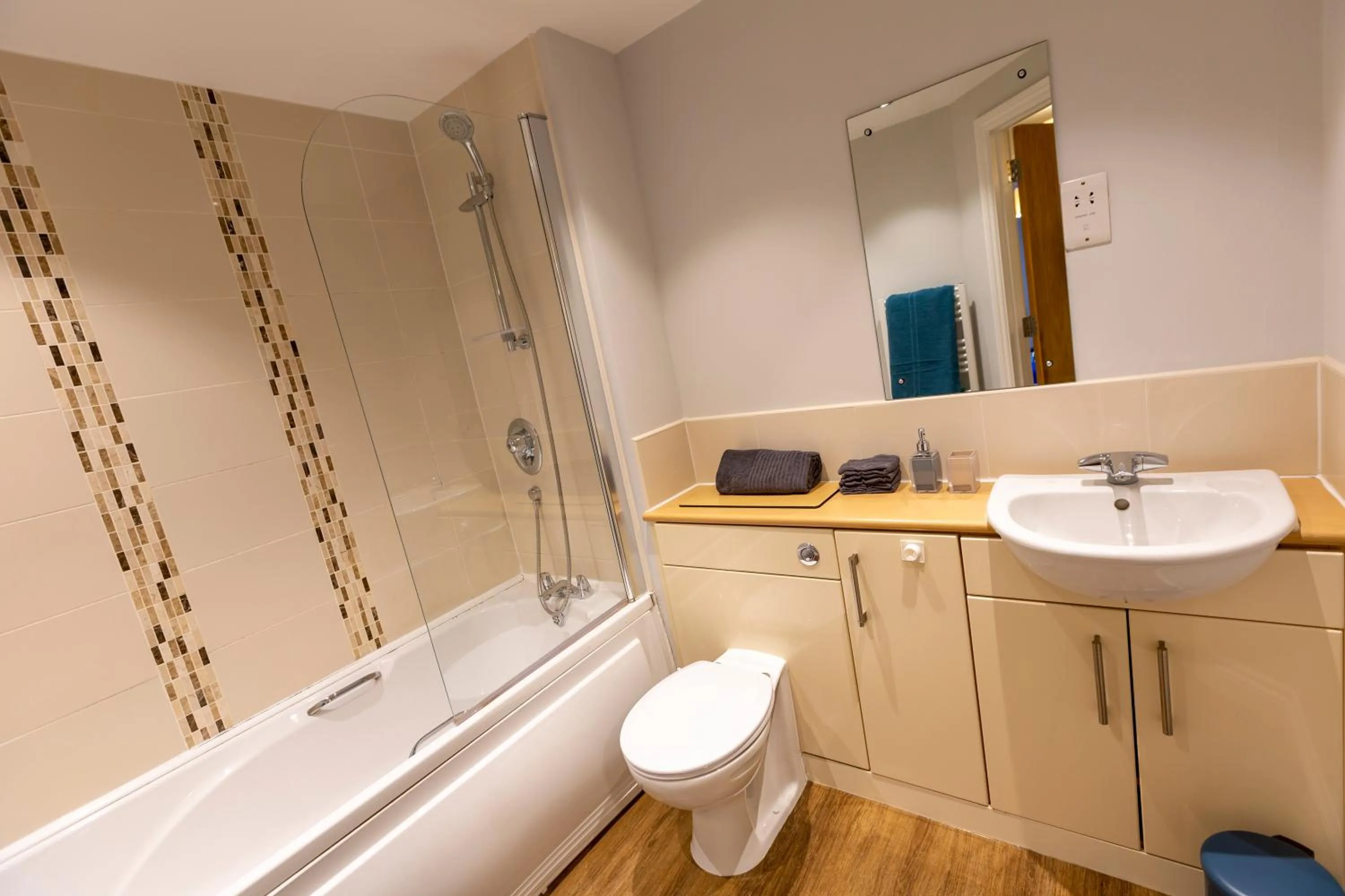 Bathroom in Belgrade Plaza Serviced Apartments