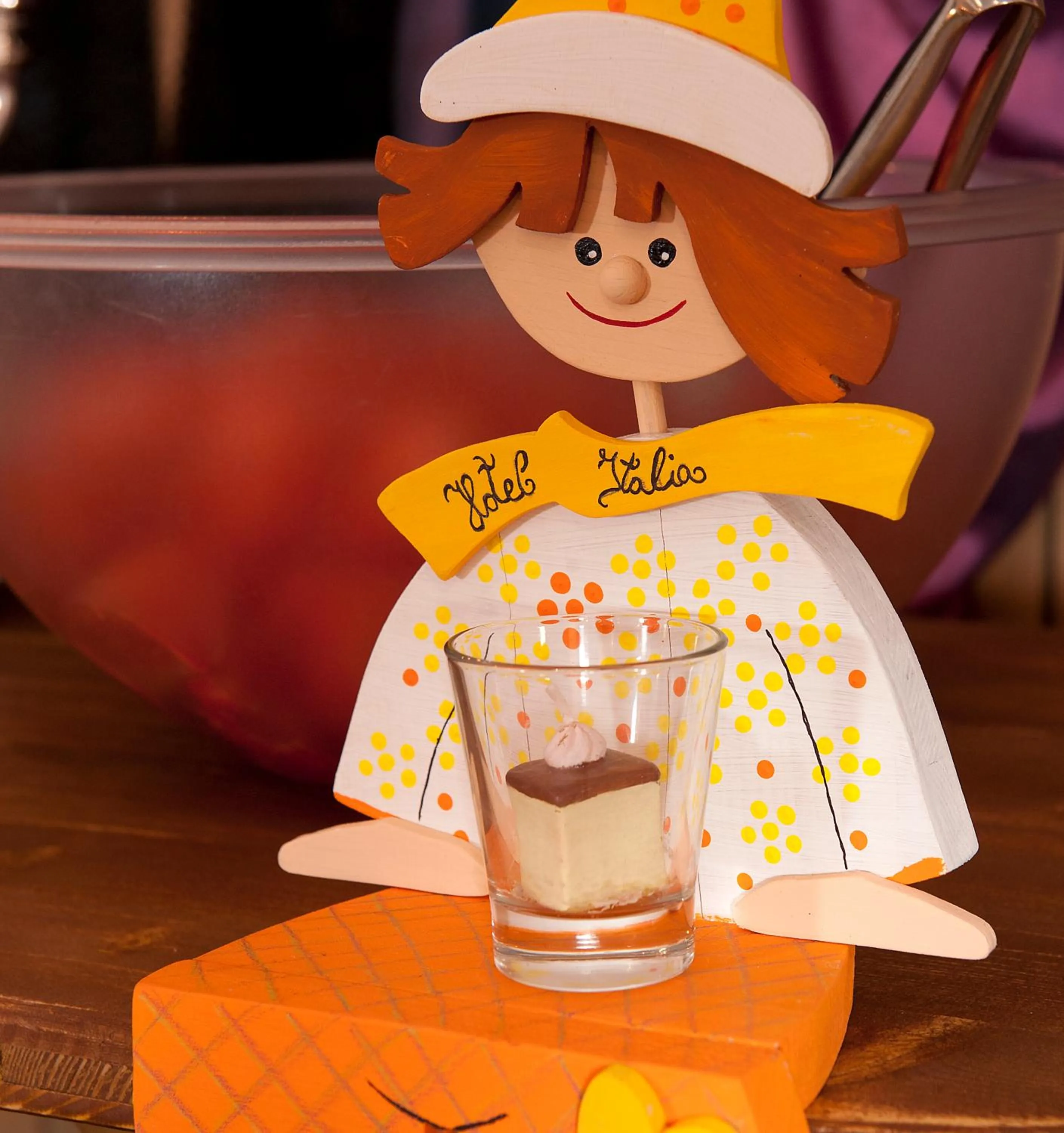 Decorative detail in Hotel Italia