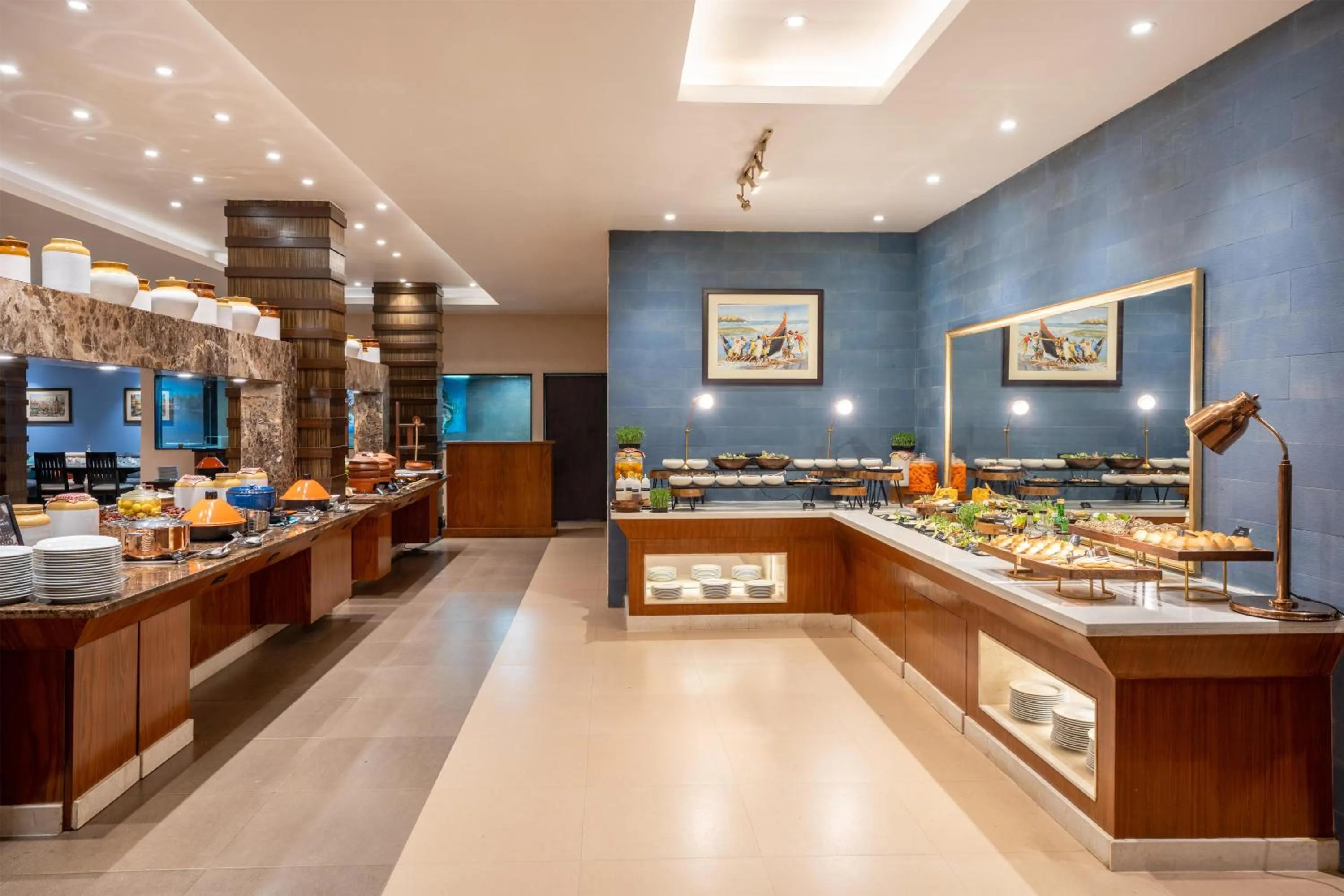 Breakfast in Radisson Blu Resort, Goa