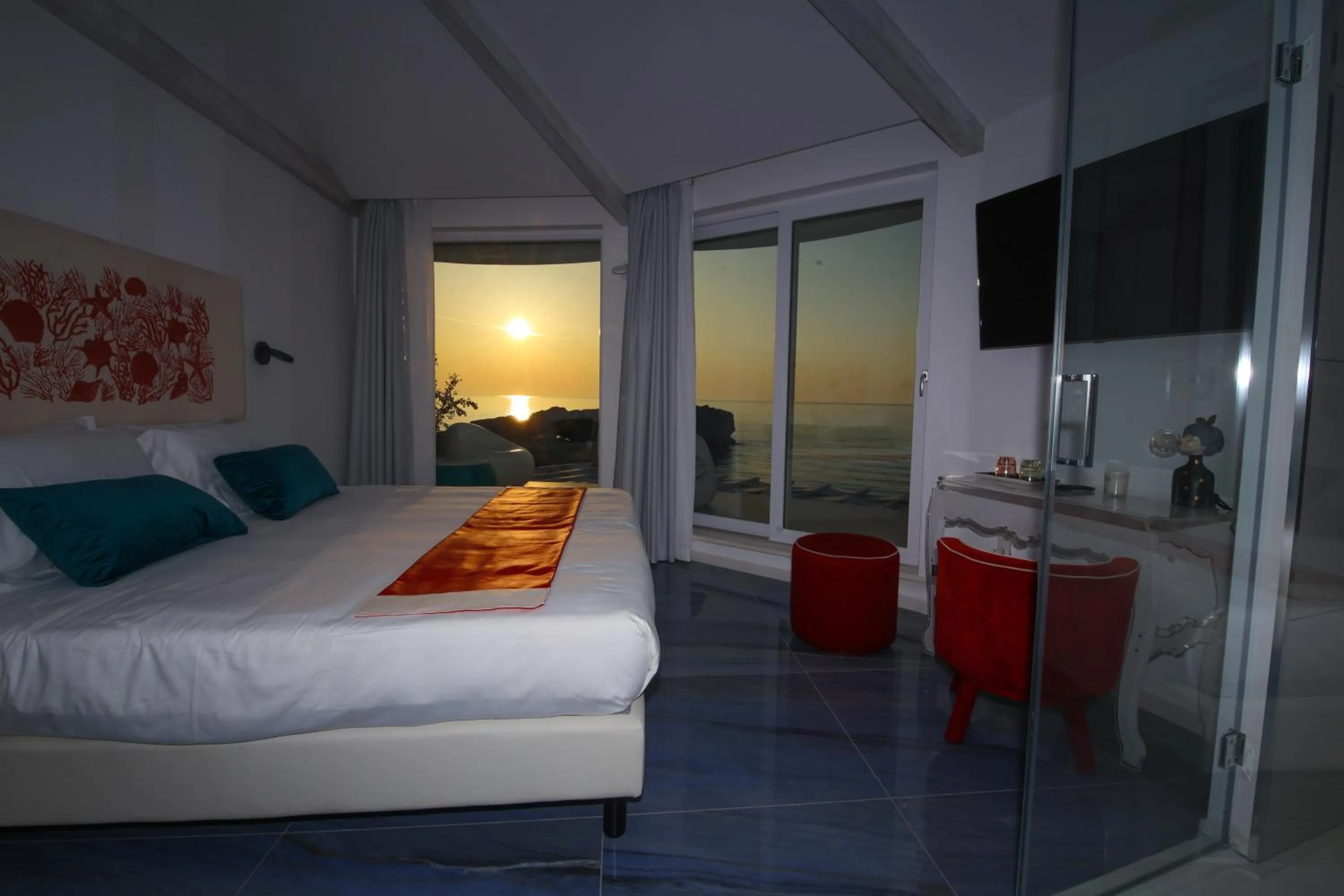 Sea view, Bed in Oldwell Hotel