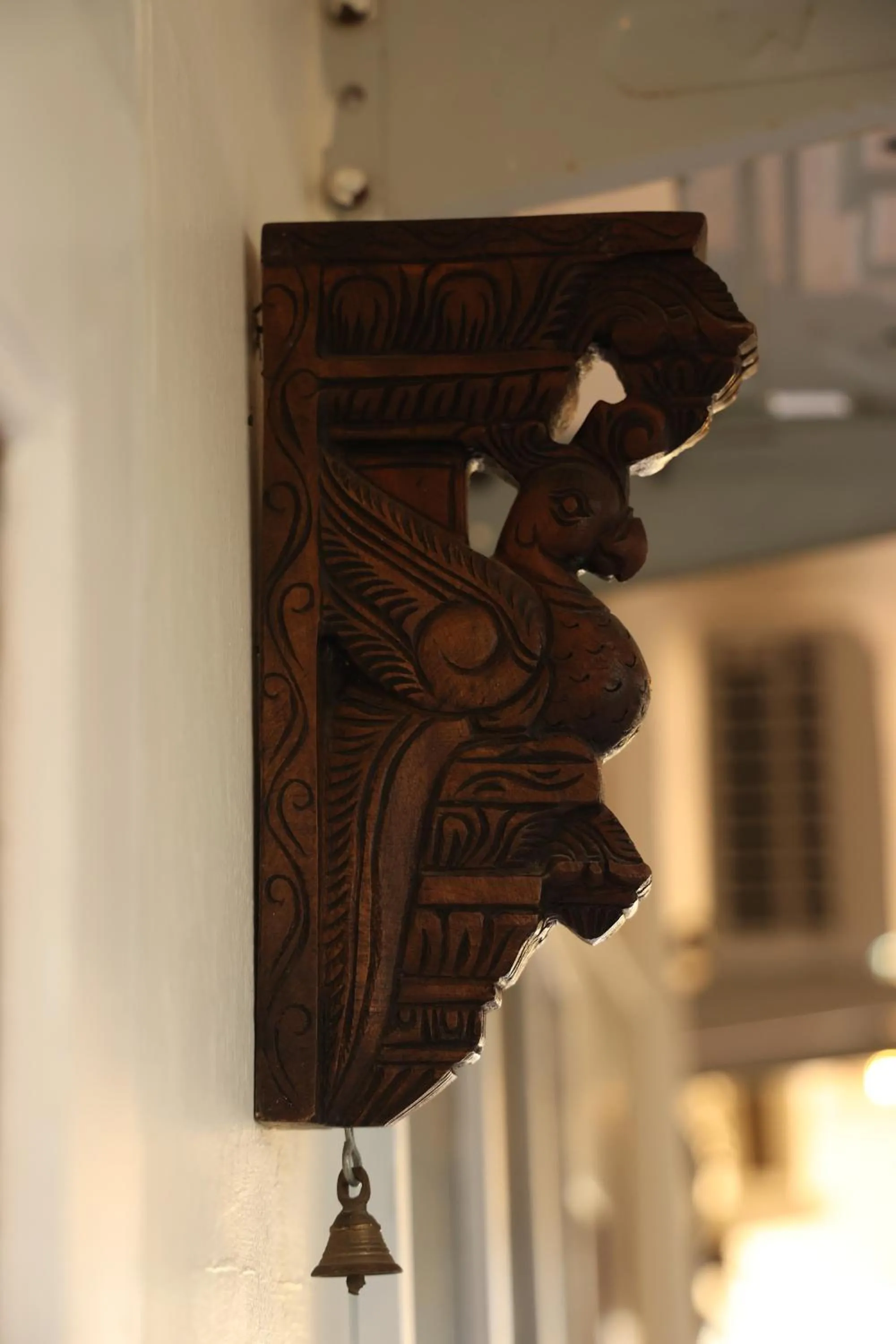 Decorative detail in Dwaraka Guest House
