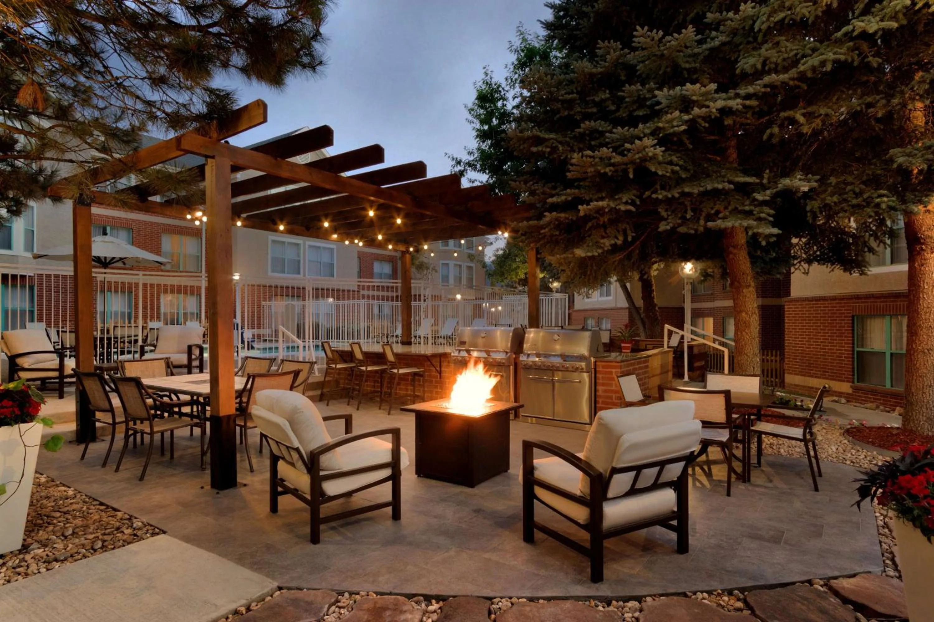 Patio in Homewood Suites by Hilton Boulder