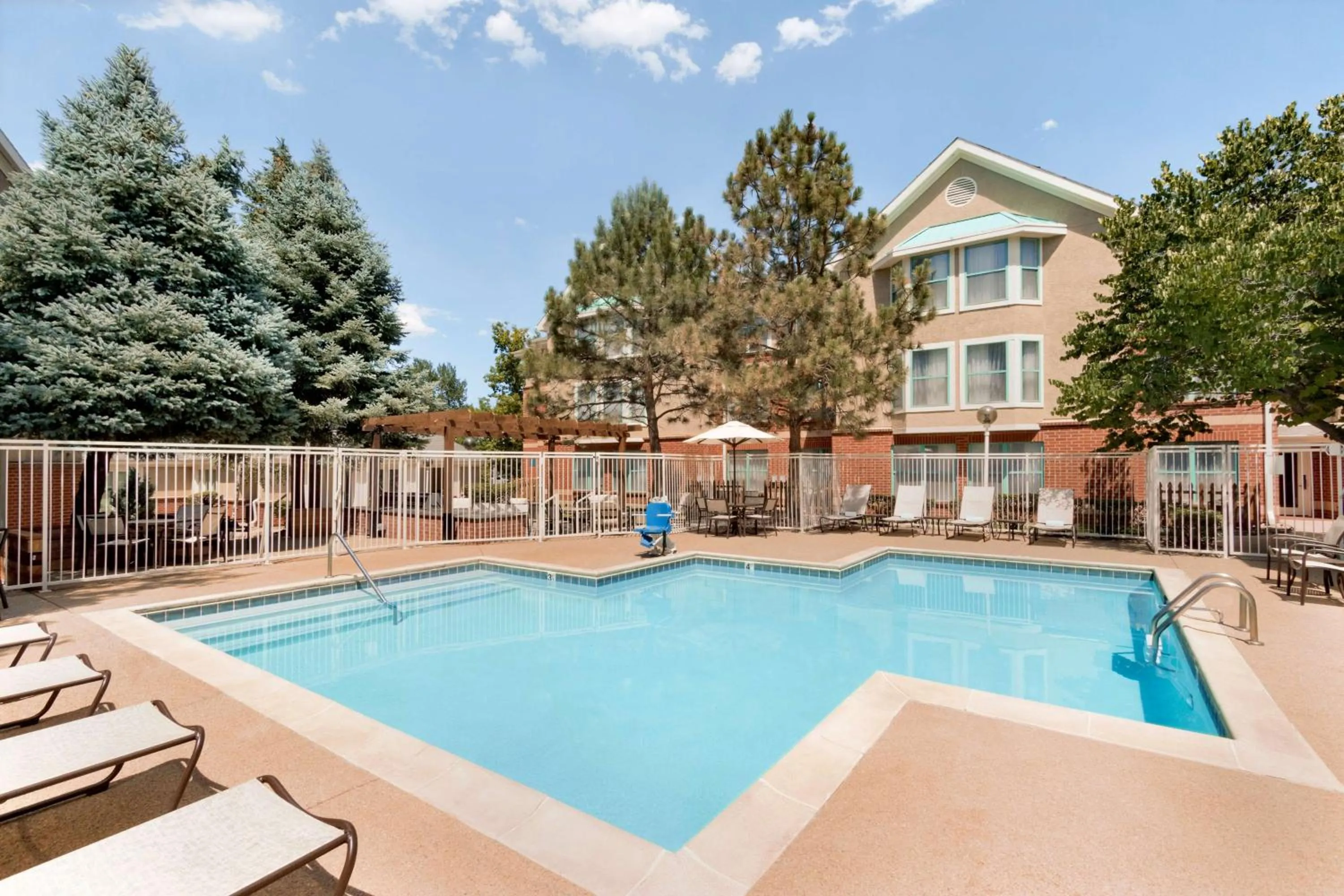 Pool view in Homewood Suites by Hilton Boulder