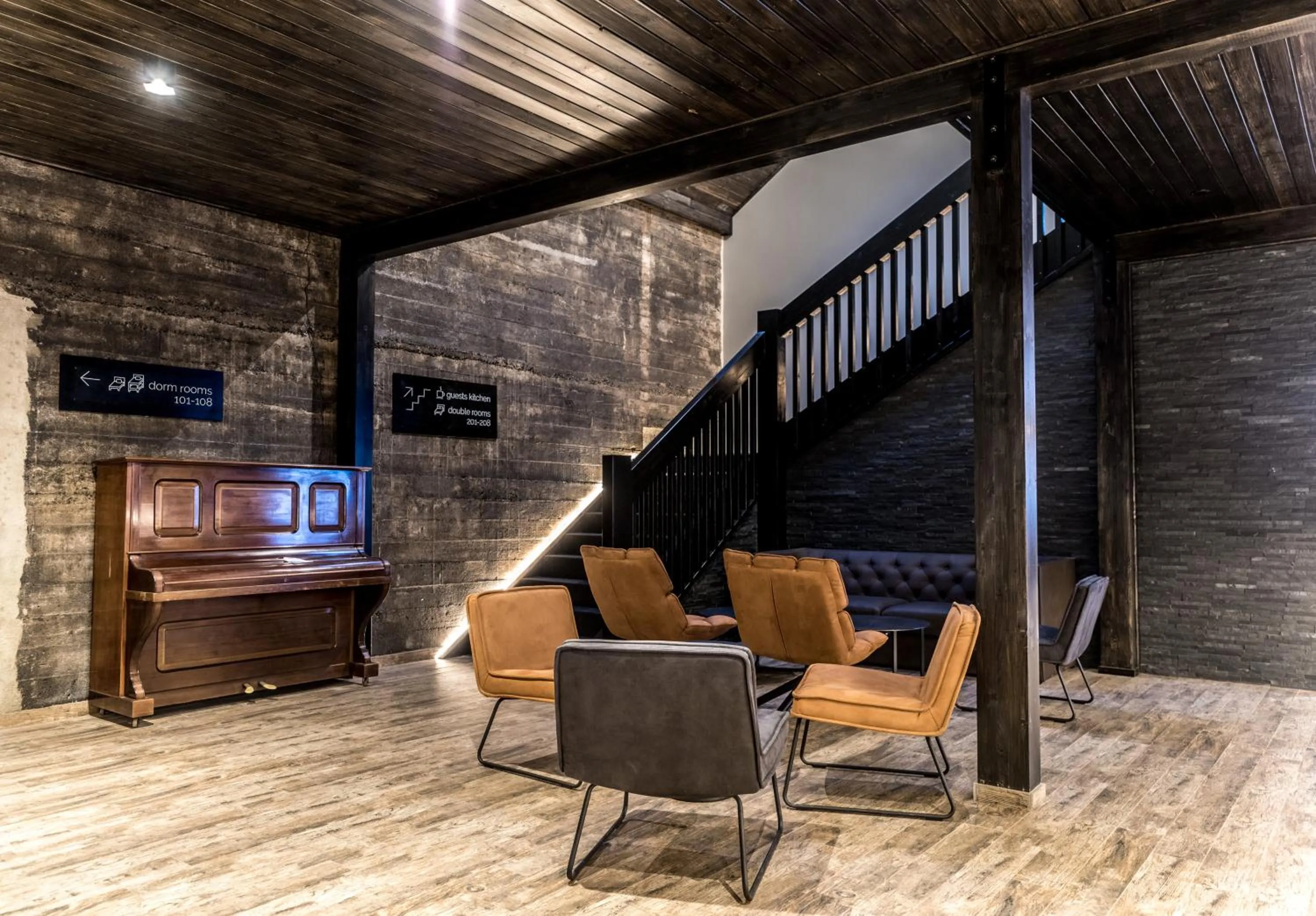 Seating area in The Barn