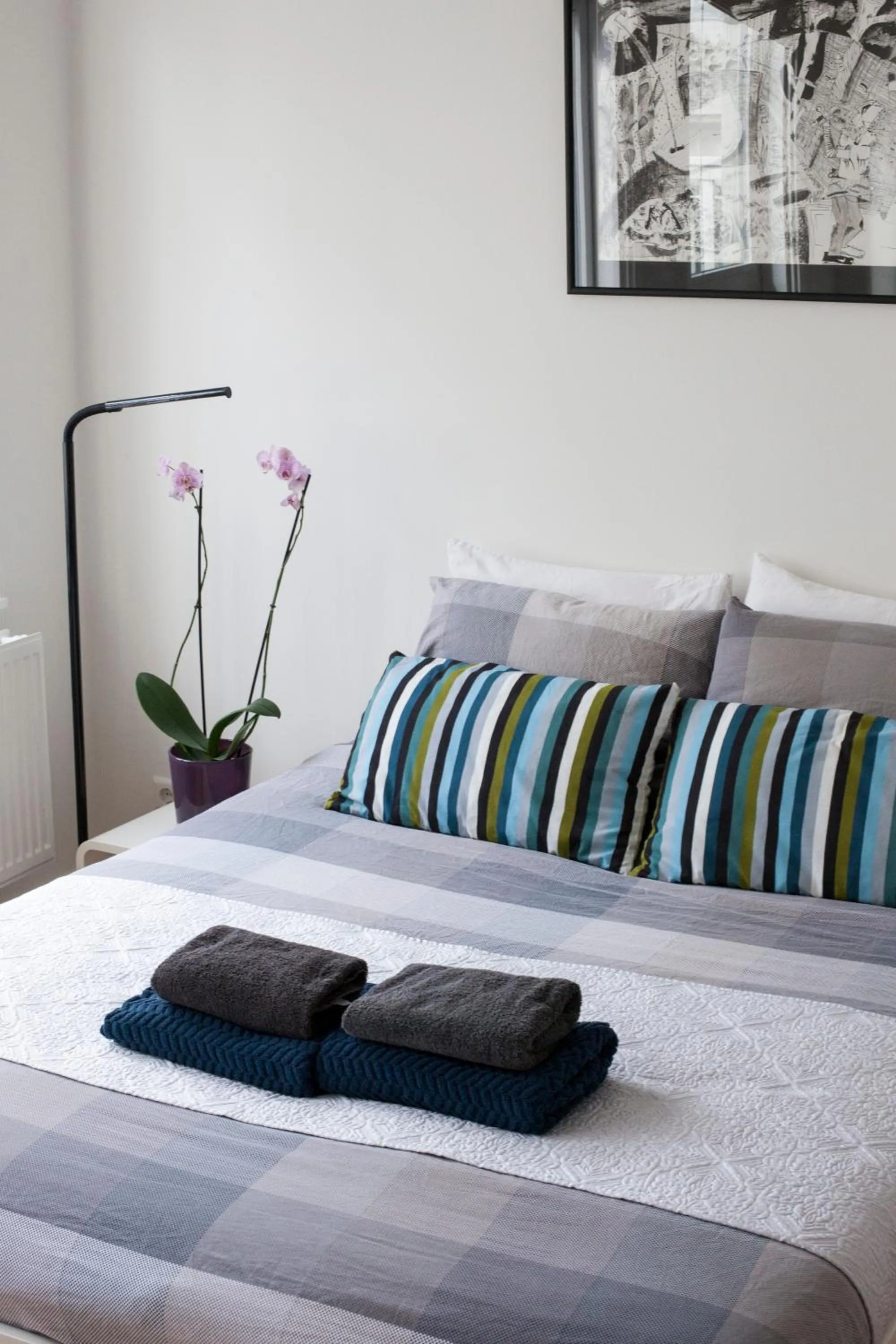 Bed in Kuwadro Guesthouse Centrum