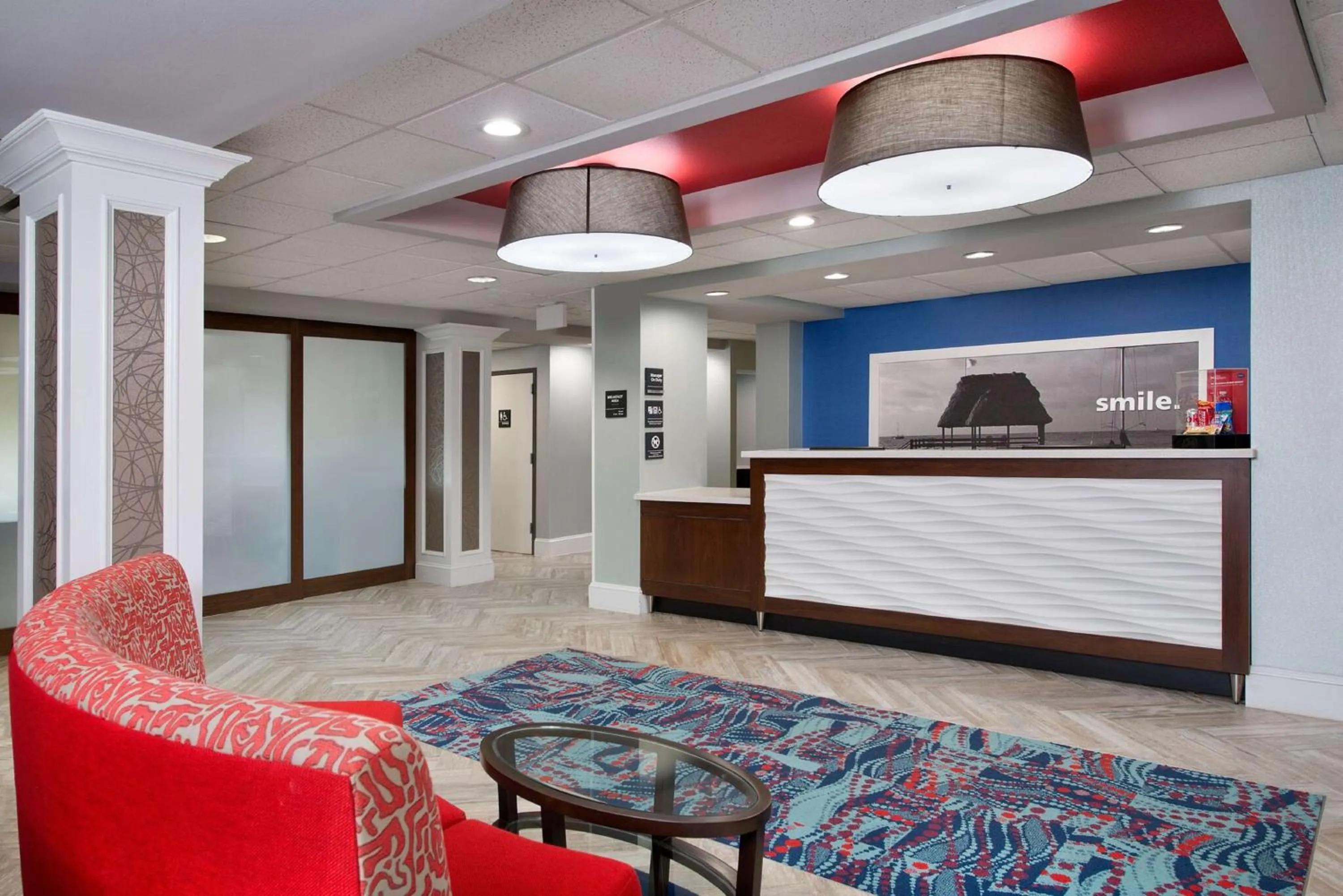Lobby or reception in Hampton Inn Naples - I-75