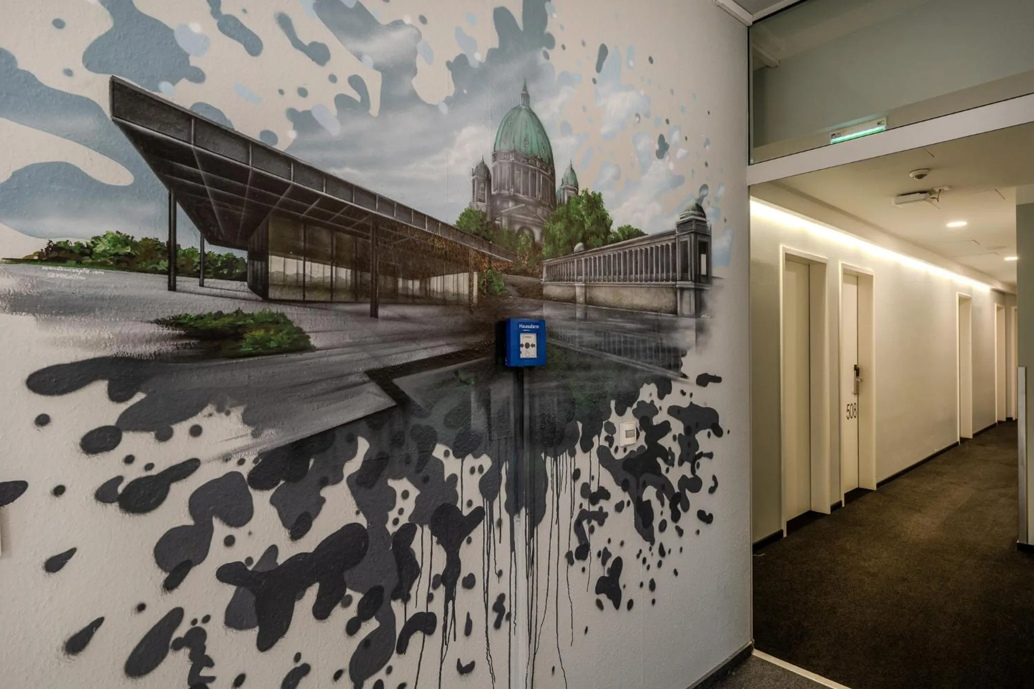 Decorative detail in mk hotel berlin