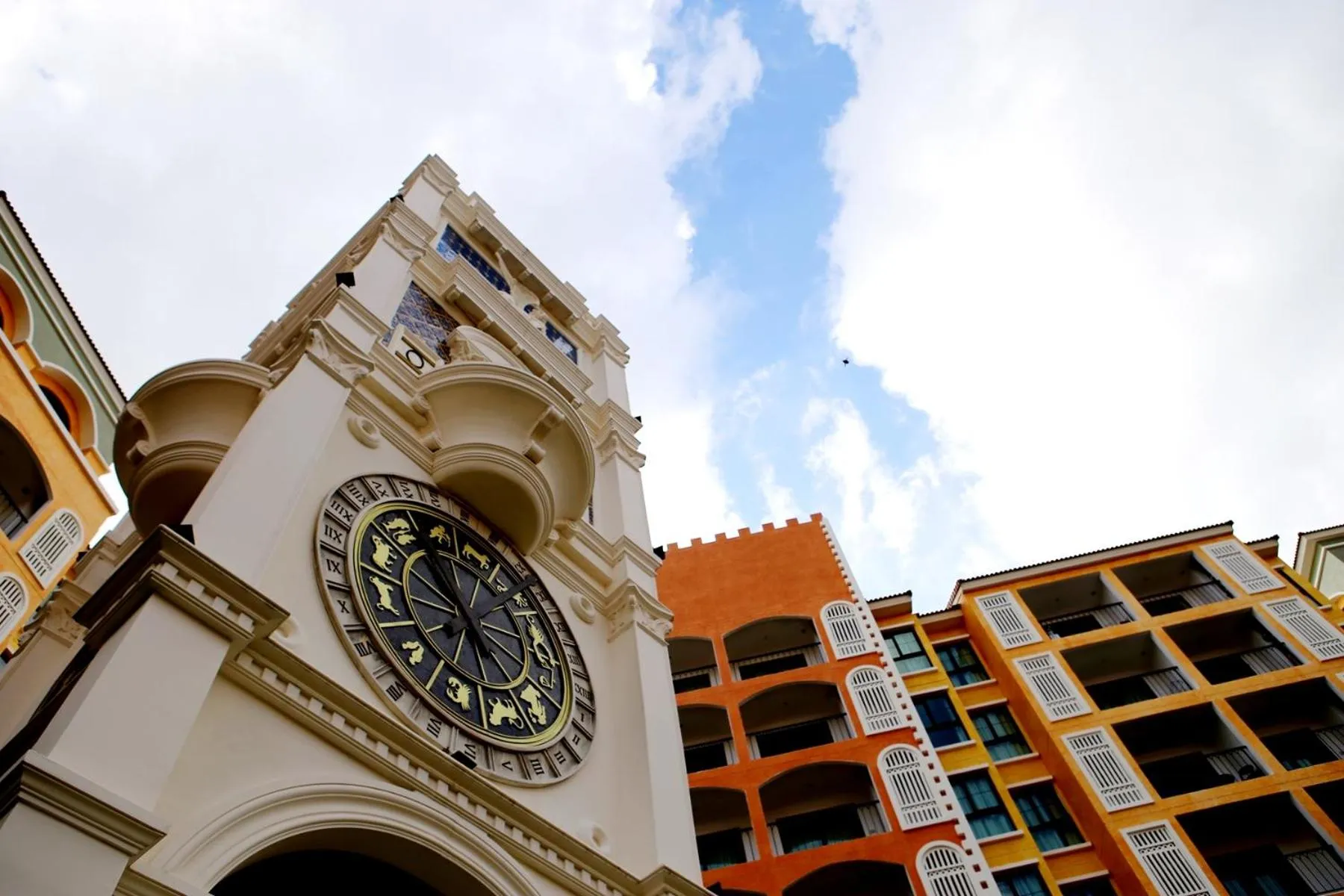 Property building in Venetian Poseidon Pool Hotel