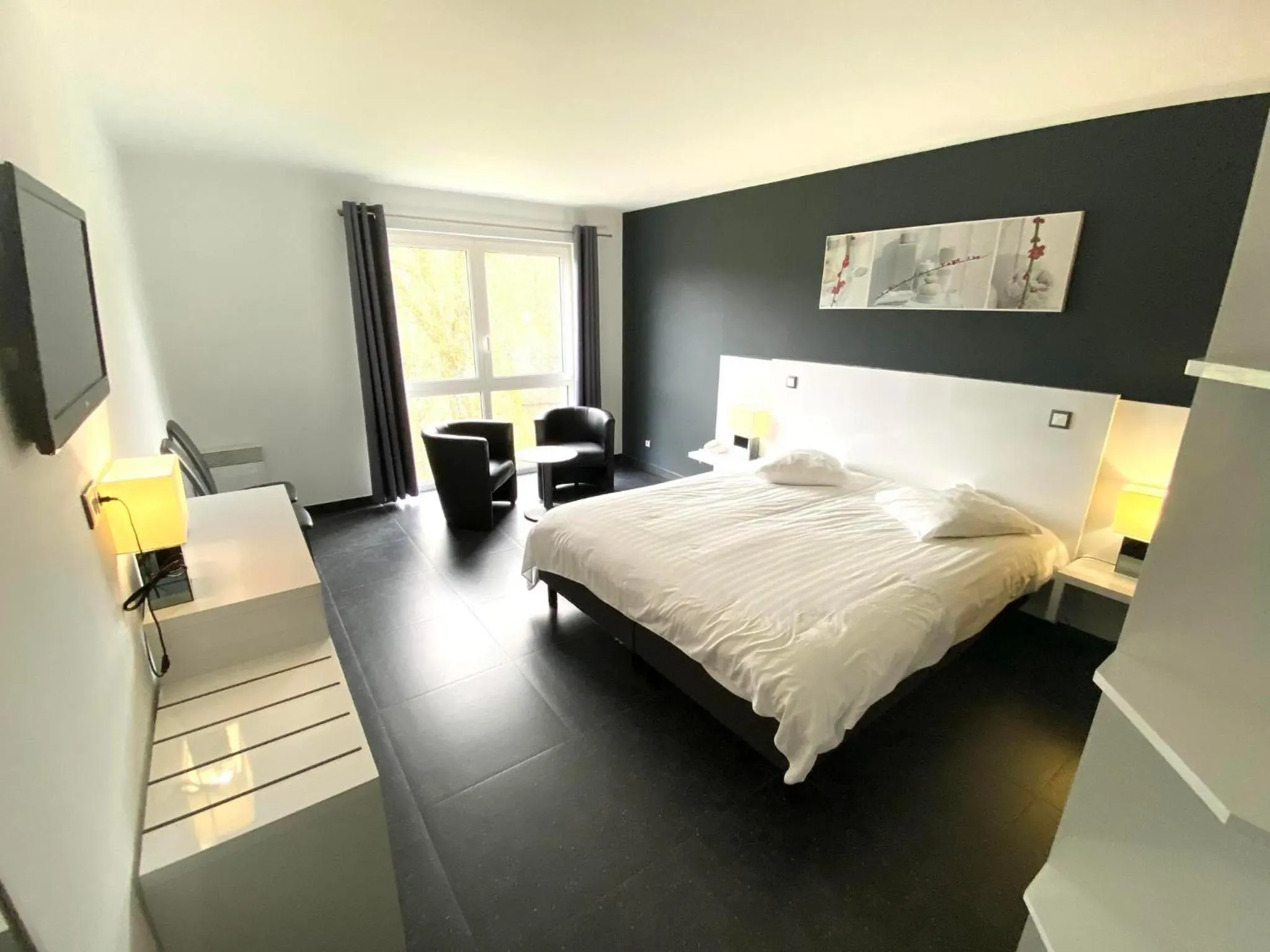 Bed in Hotel Bô Rivage