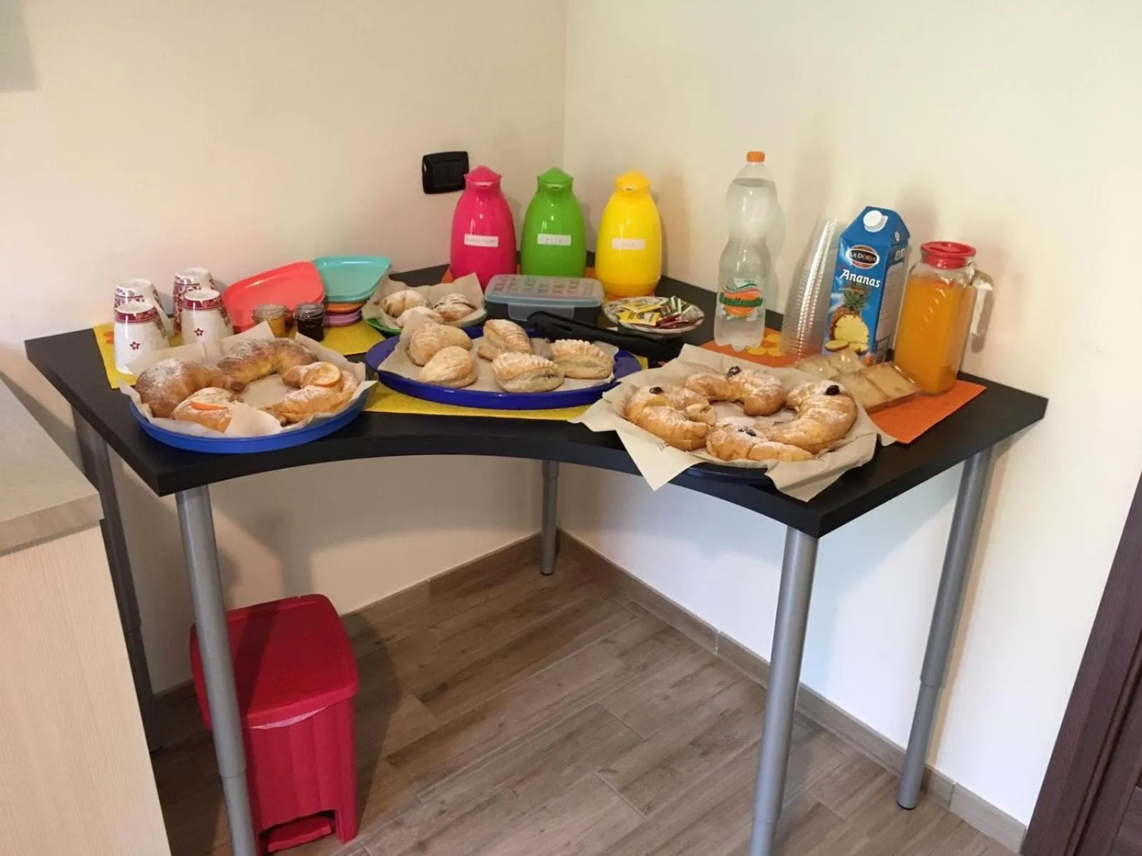 Food and drinks in B & B Evergreen