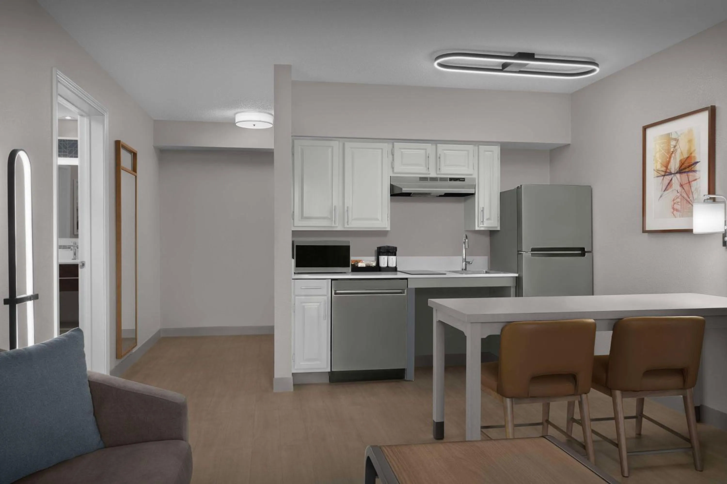 Kitchen or kitchenette in Homewood Suites Nashville Airport