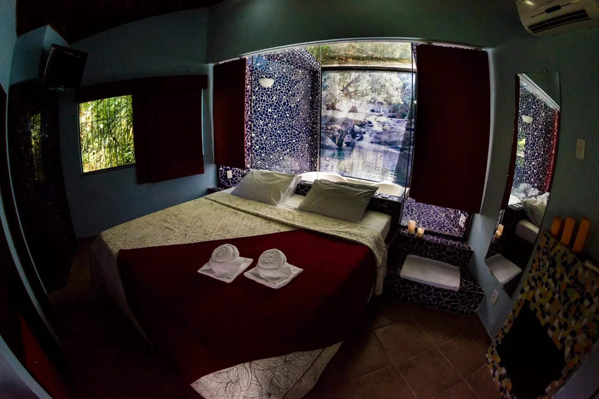 Bed in Pousada Suarez