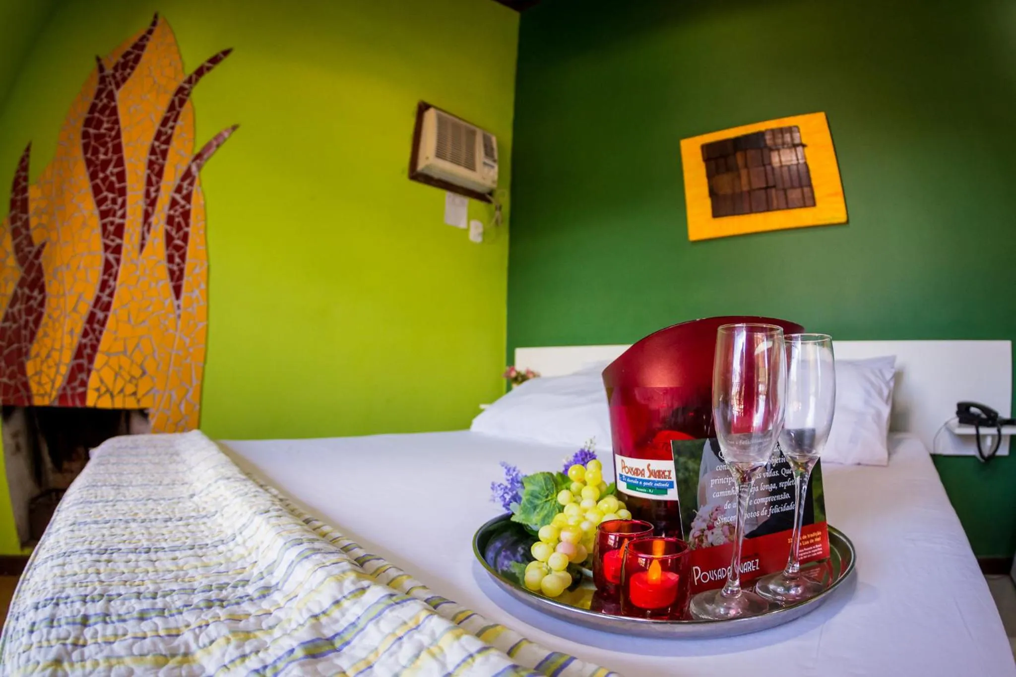 Bed in Pousada Suarez