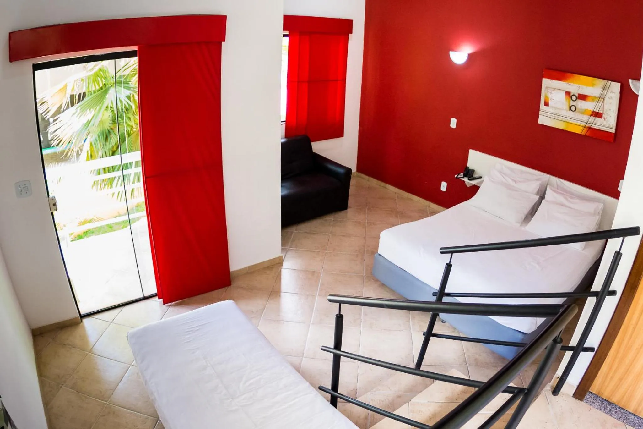 Bed in Pousada Suarez