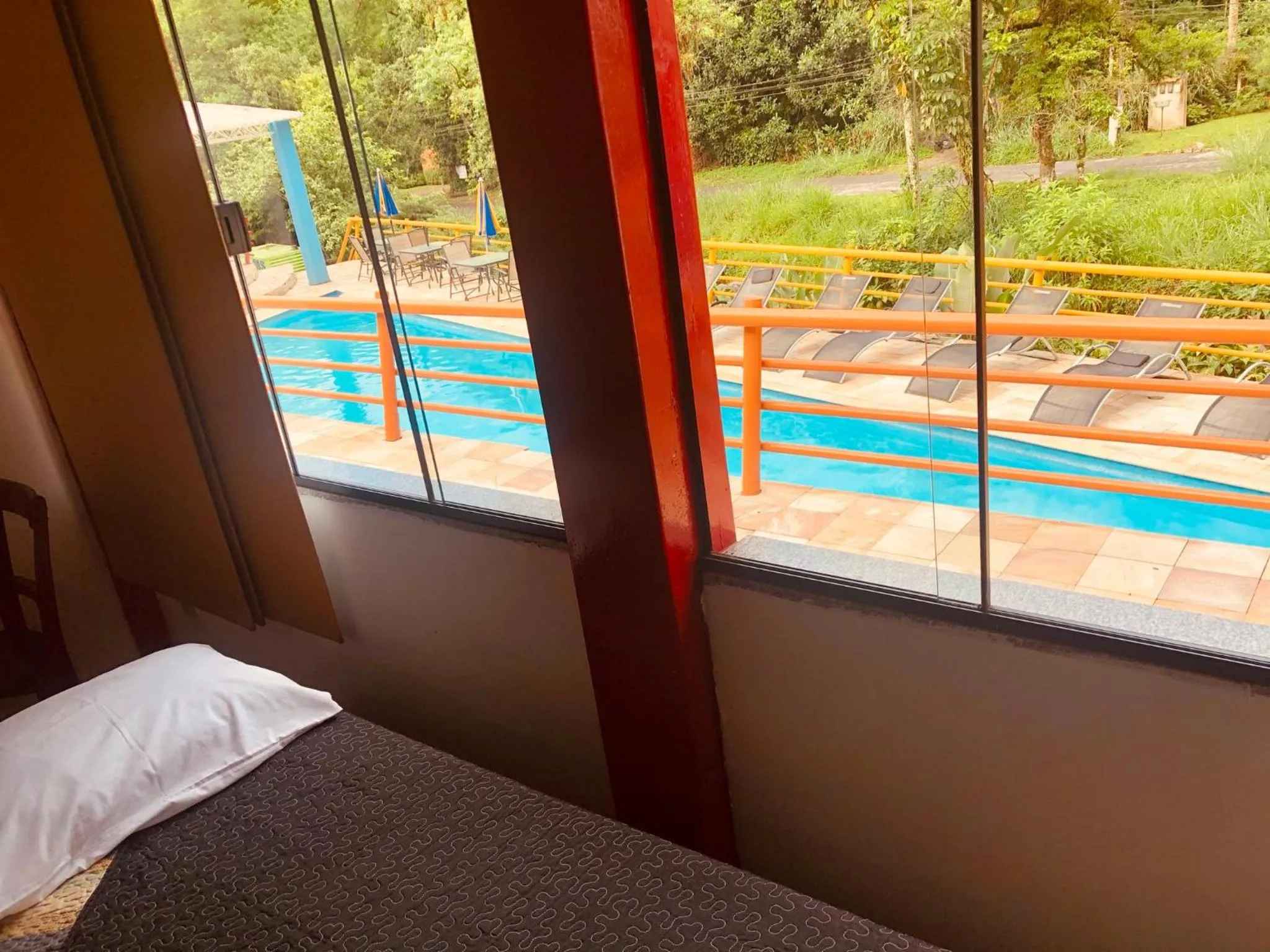 Bed in Pousada Suarez