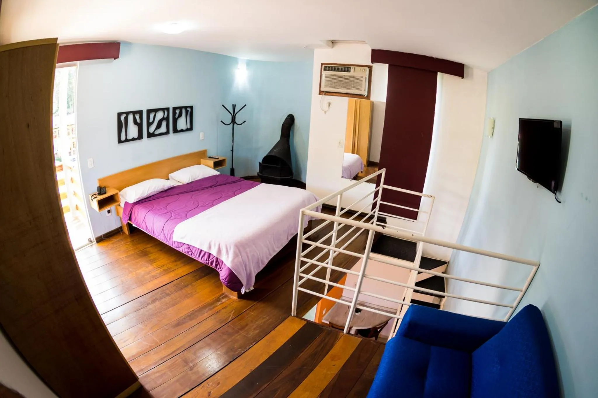 Bed in Pousada Suarez