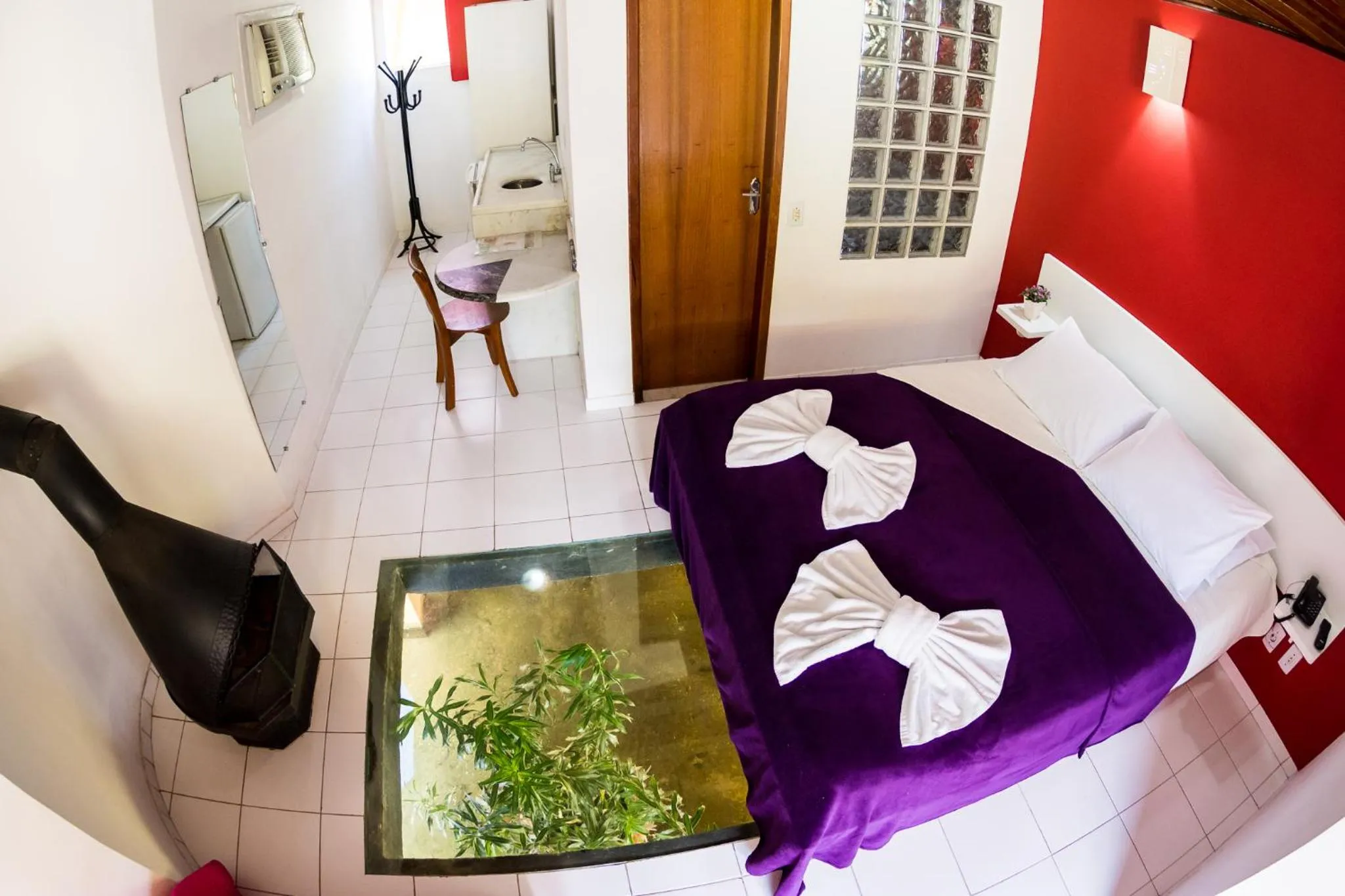 Bed in Pousada Suarez