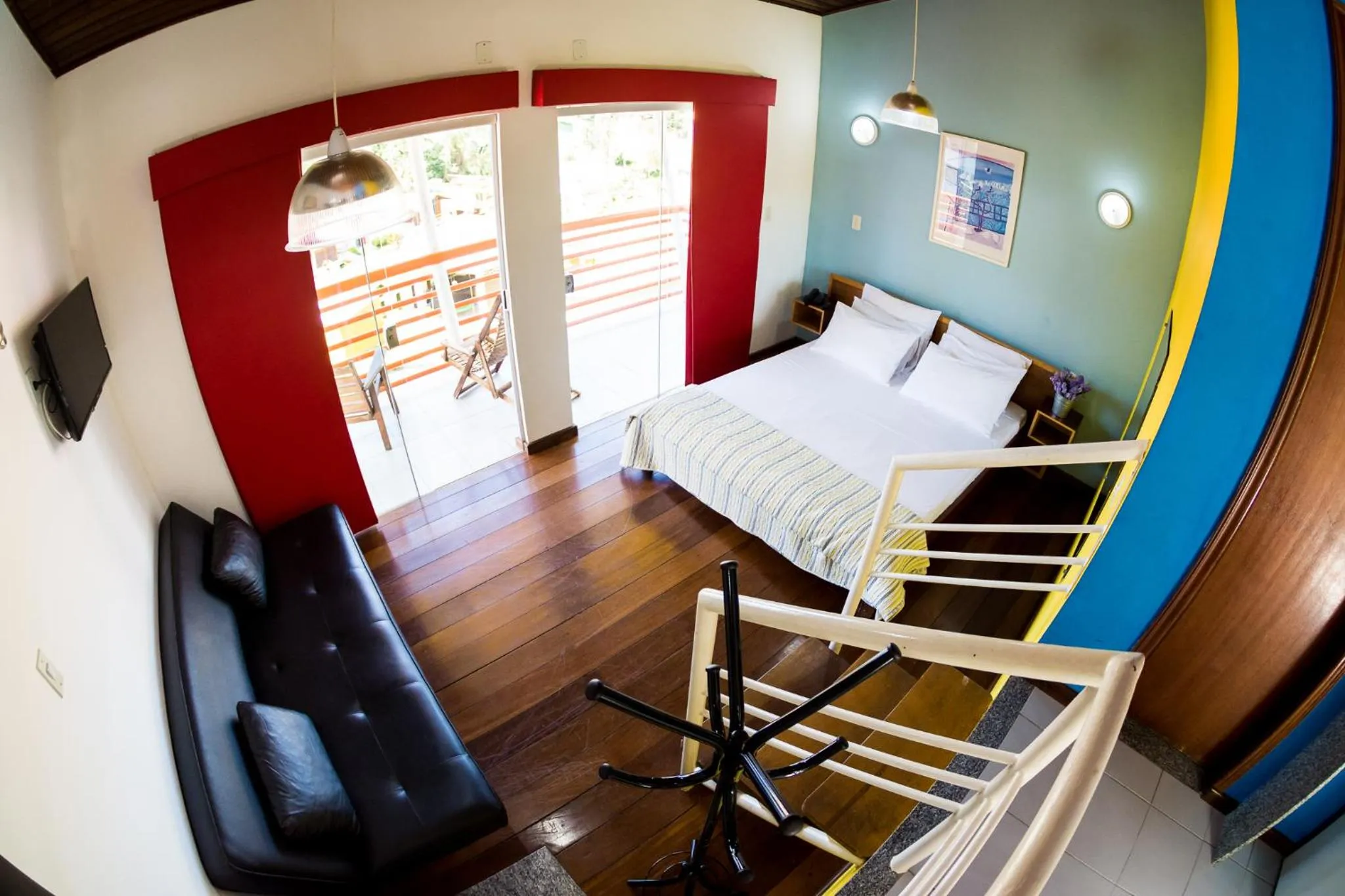 Bed in Pousada Suarez