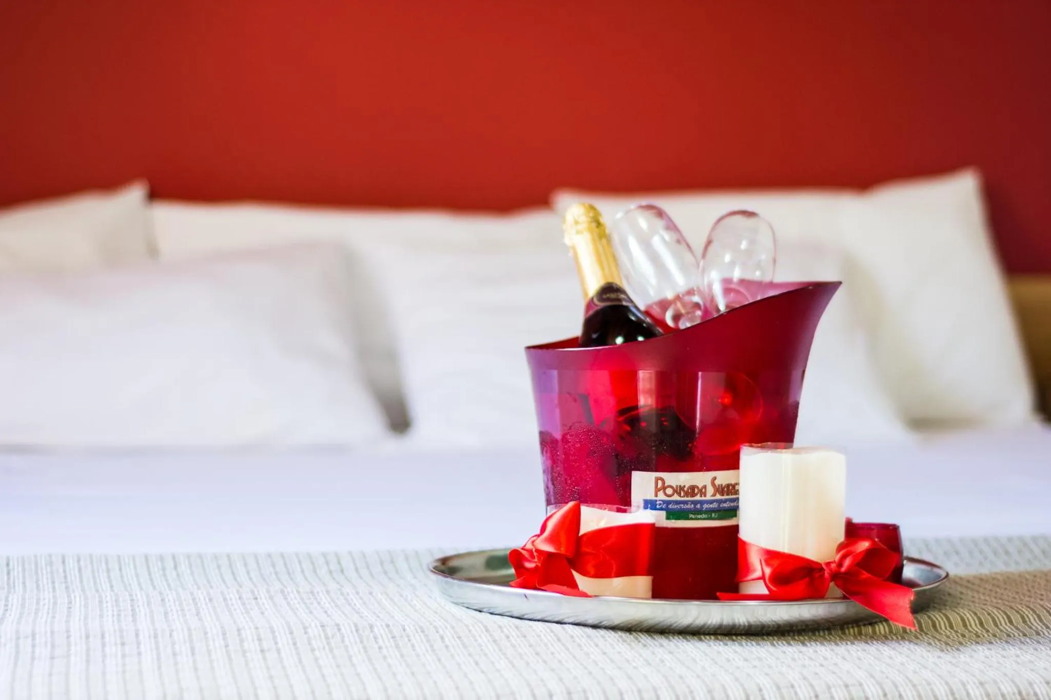 Bed in Pousada Suarez