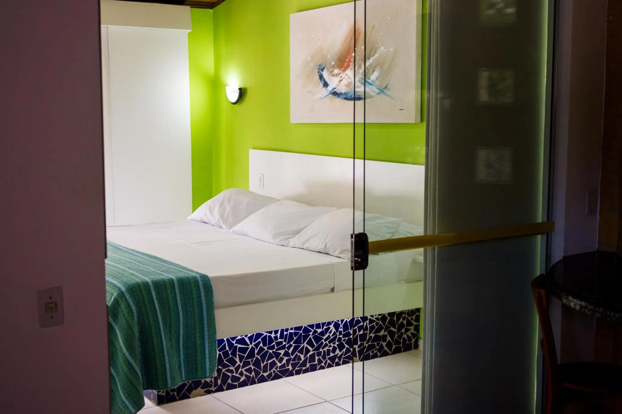 Bed in Pousada Suarez