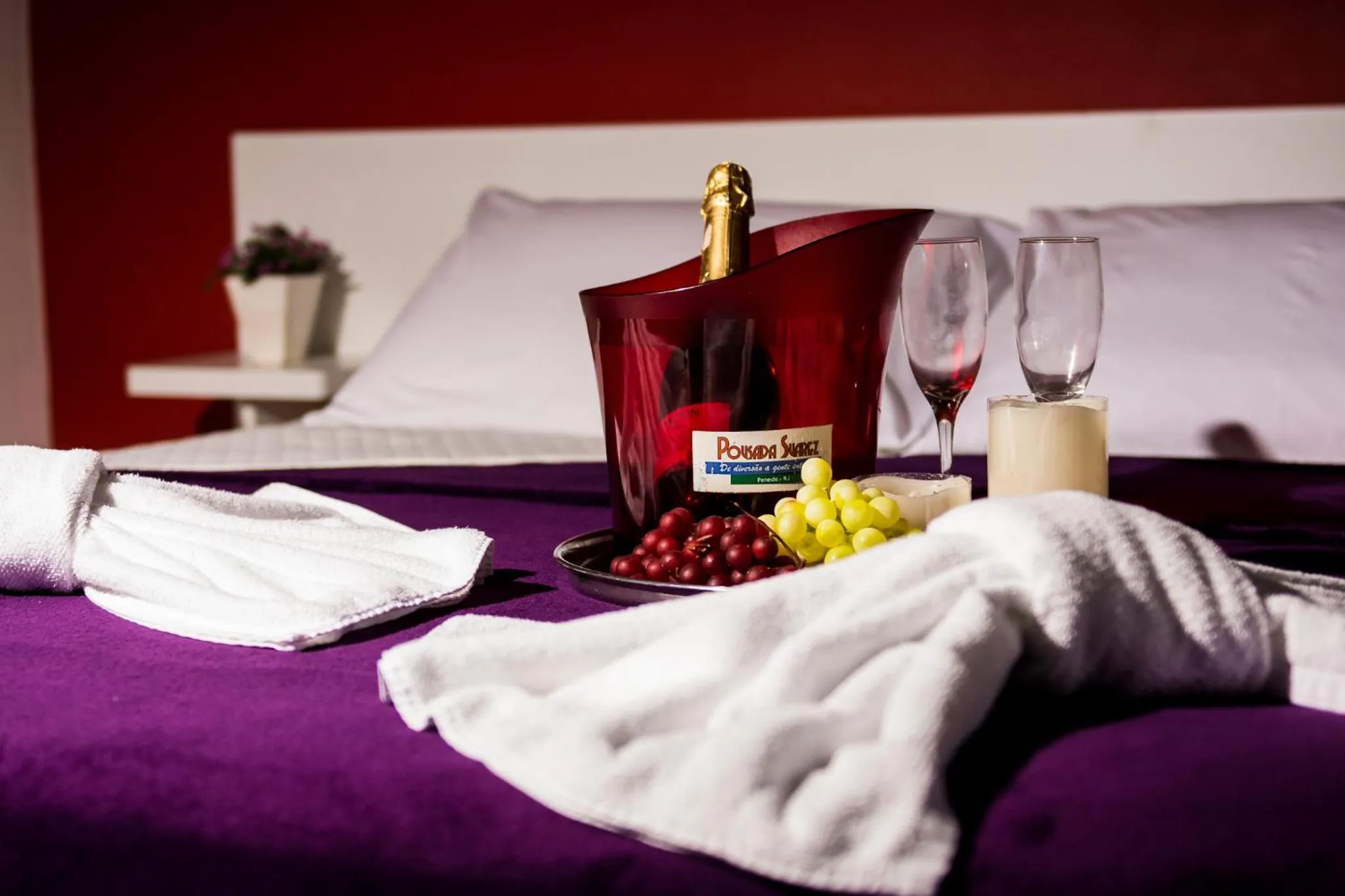 Bed in Pousada Suarez