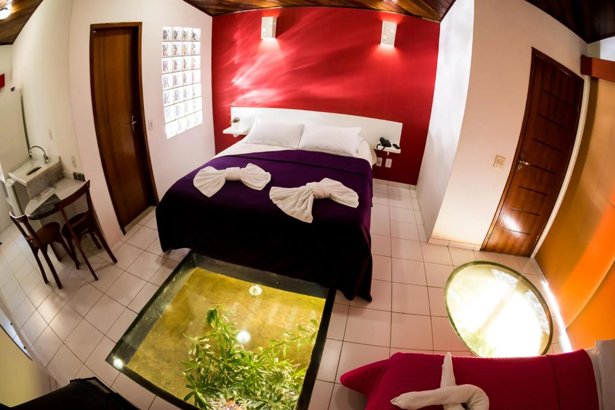 Bed in Pousada Suarez