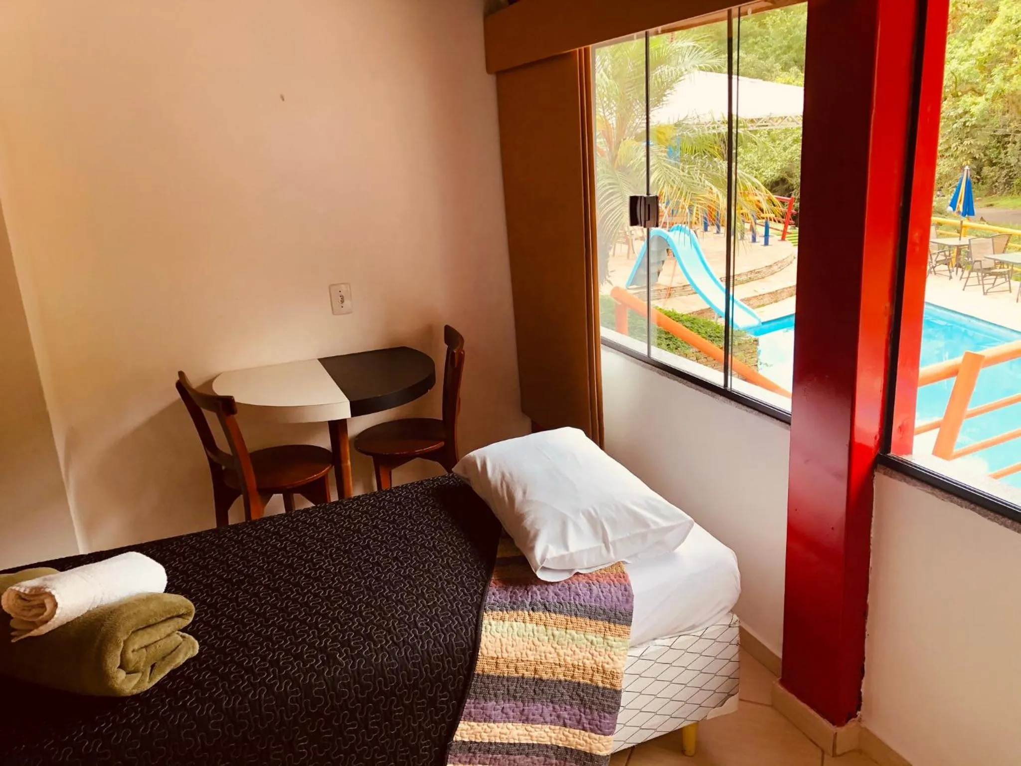 Bed in Pousada Suarez