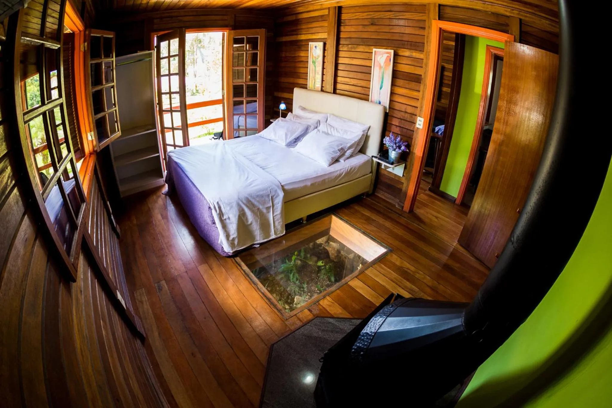 Bed in Pousada Suarez