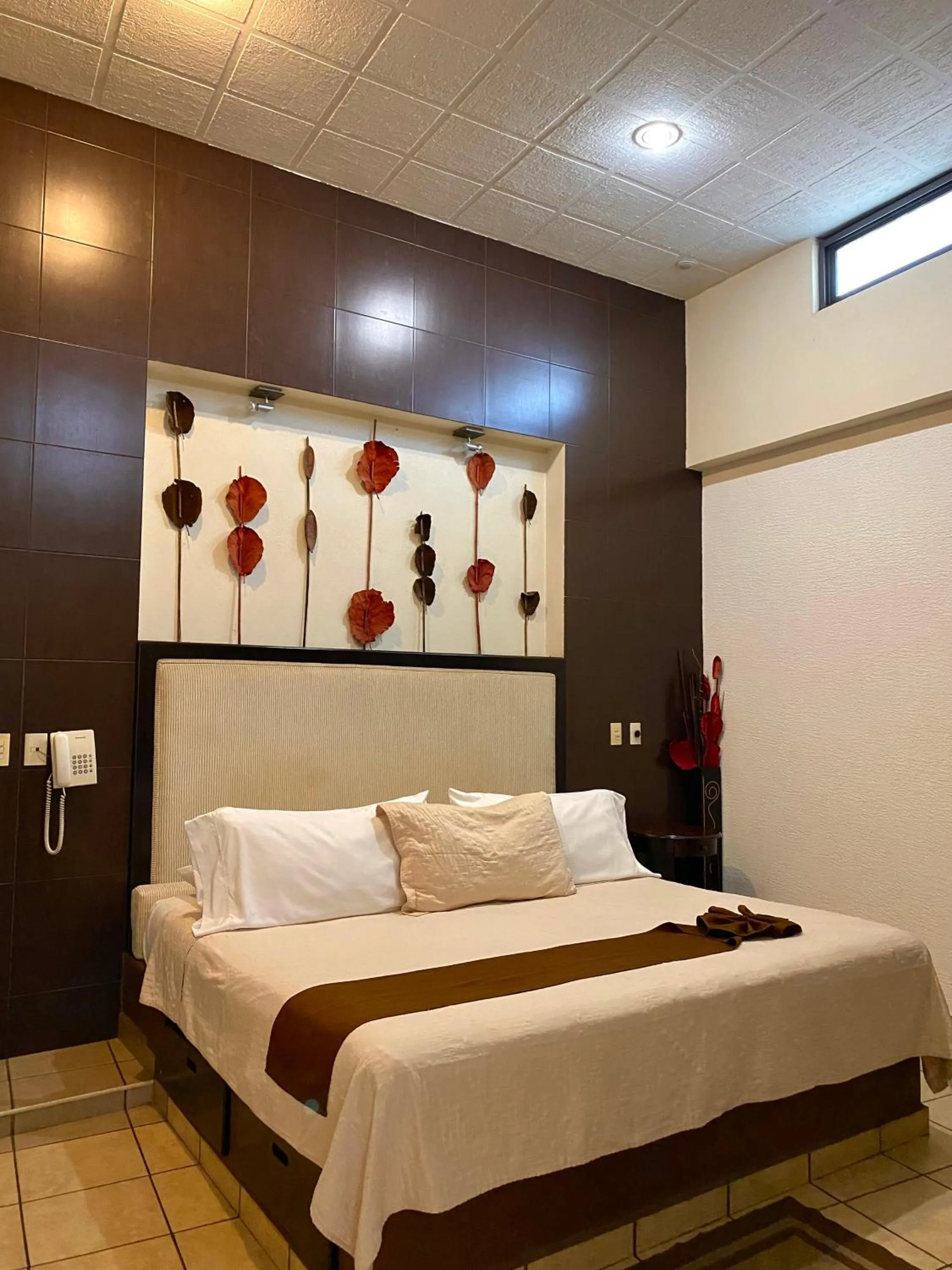 Bed in Posada Vista Tepoz