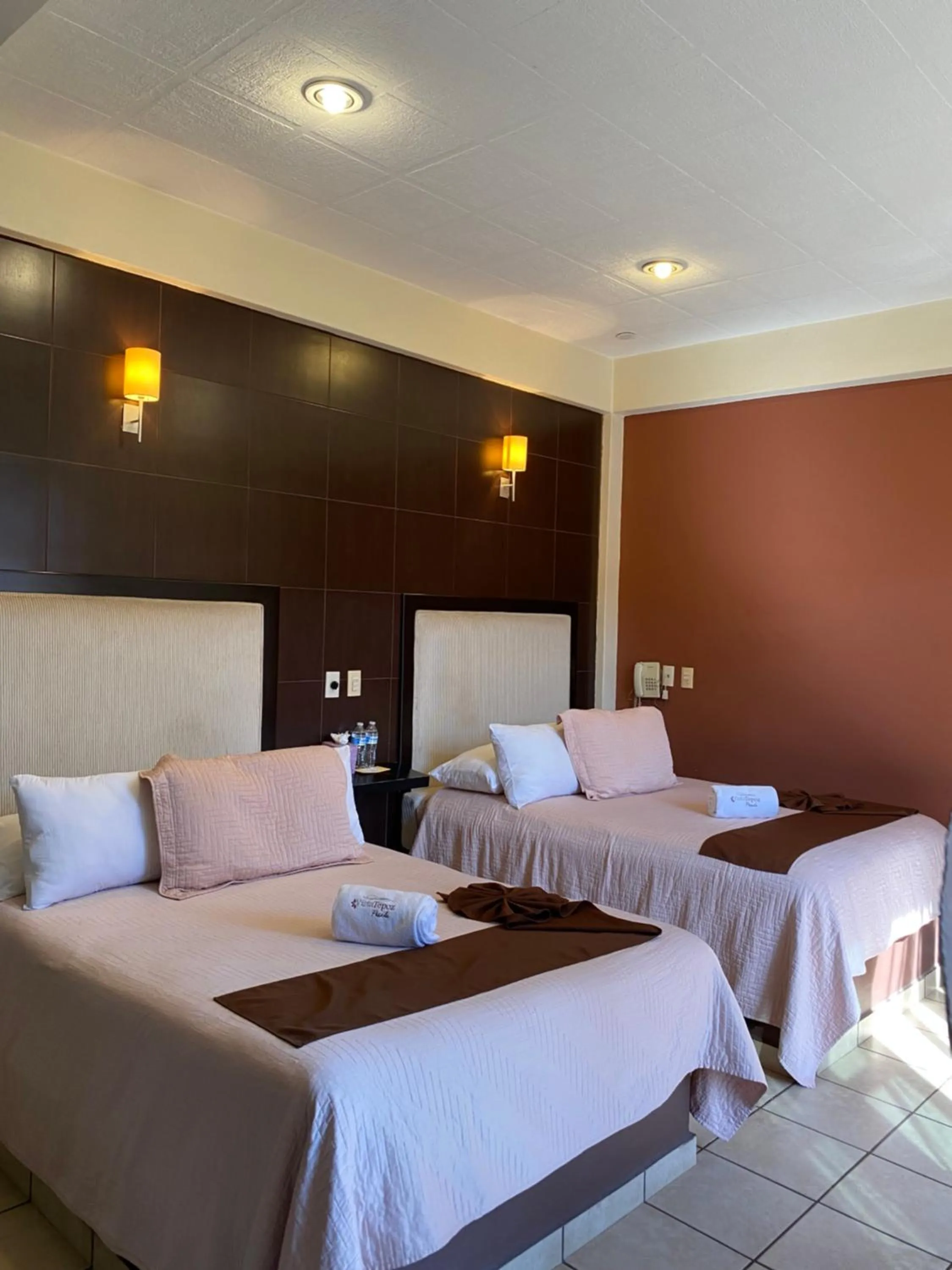 Bed in Posada Vista Tepoz