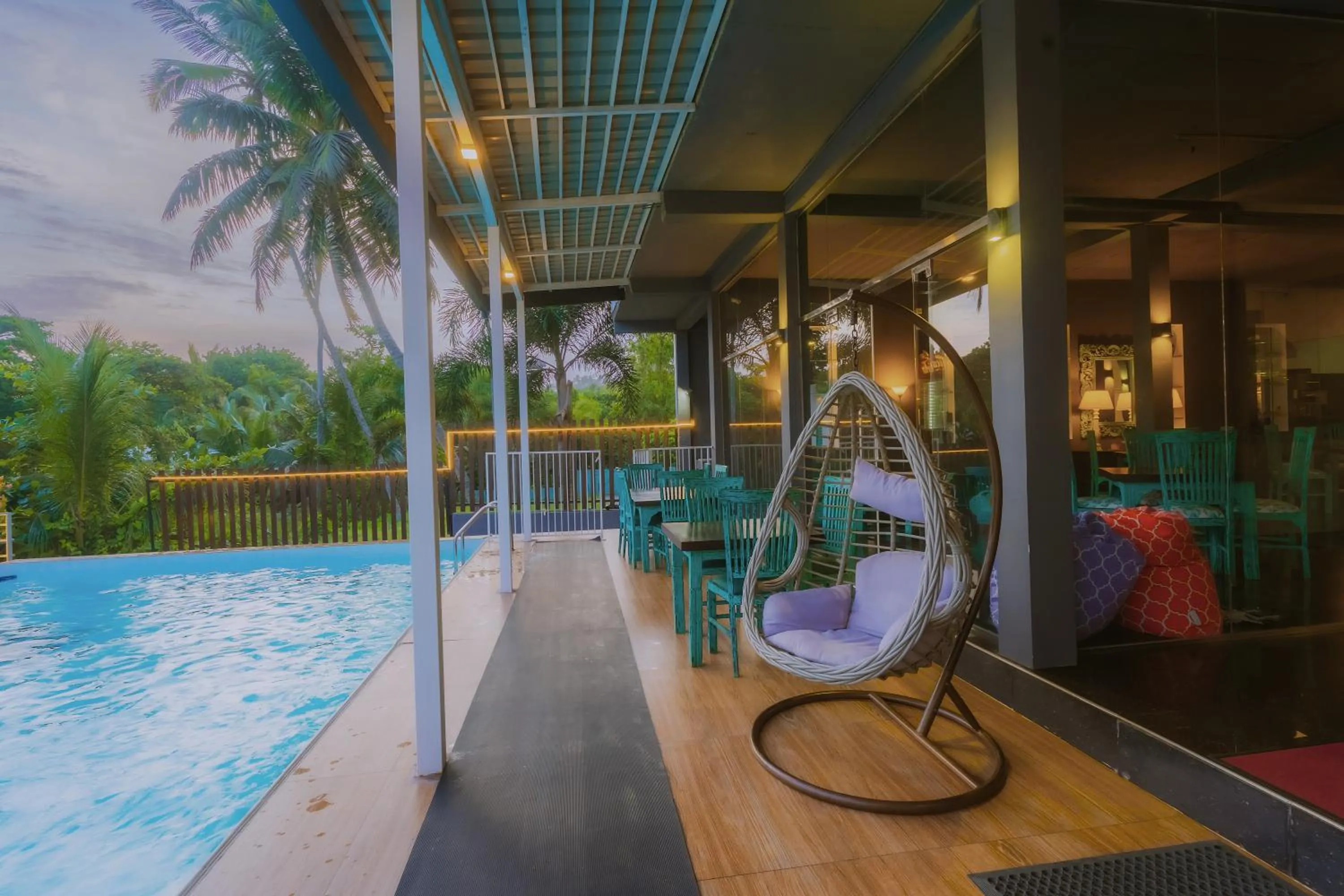 Swimming pool in BeachMirissa Hotel