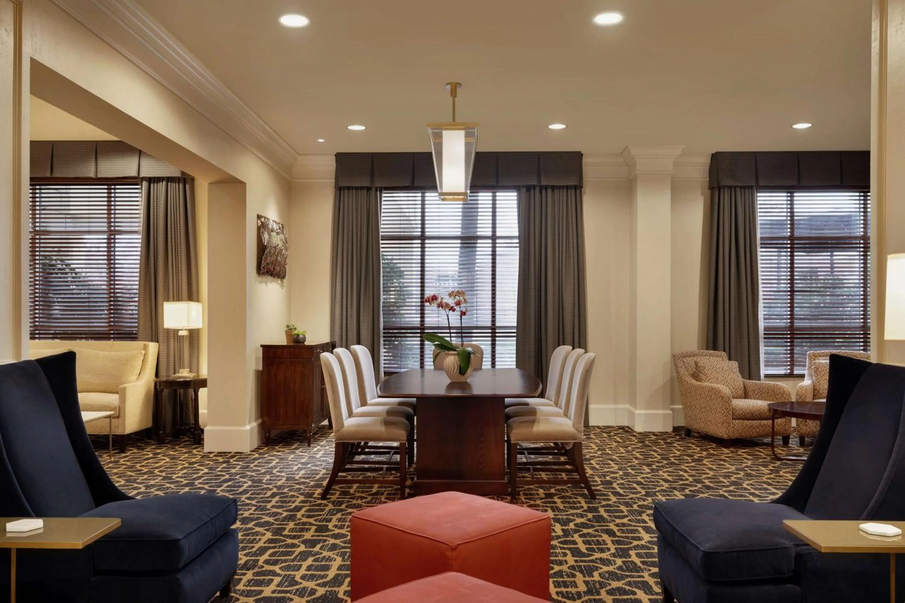 Lobby or reception in Hilton Columbia Center
