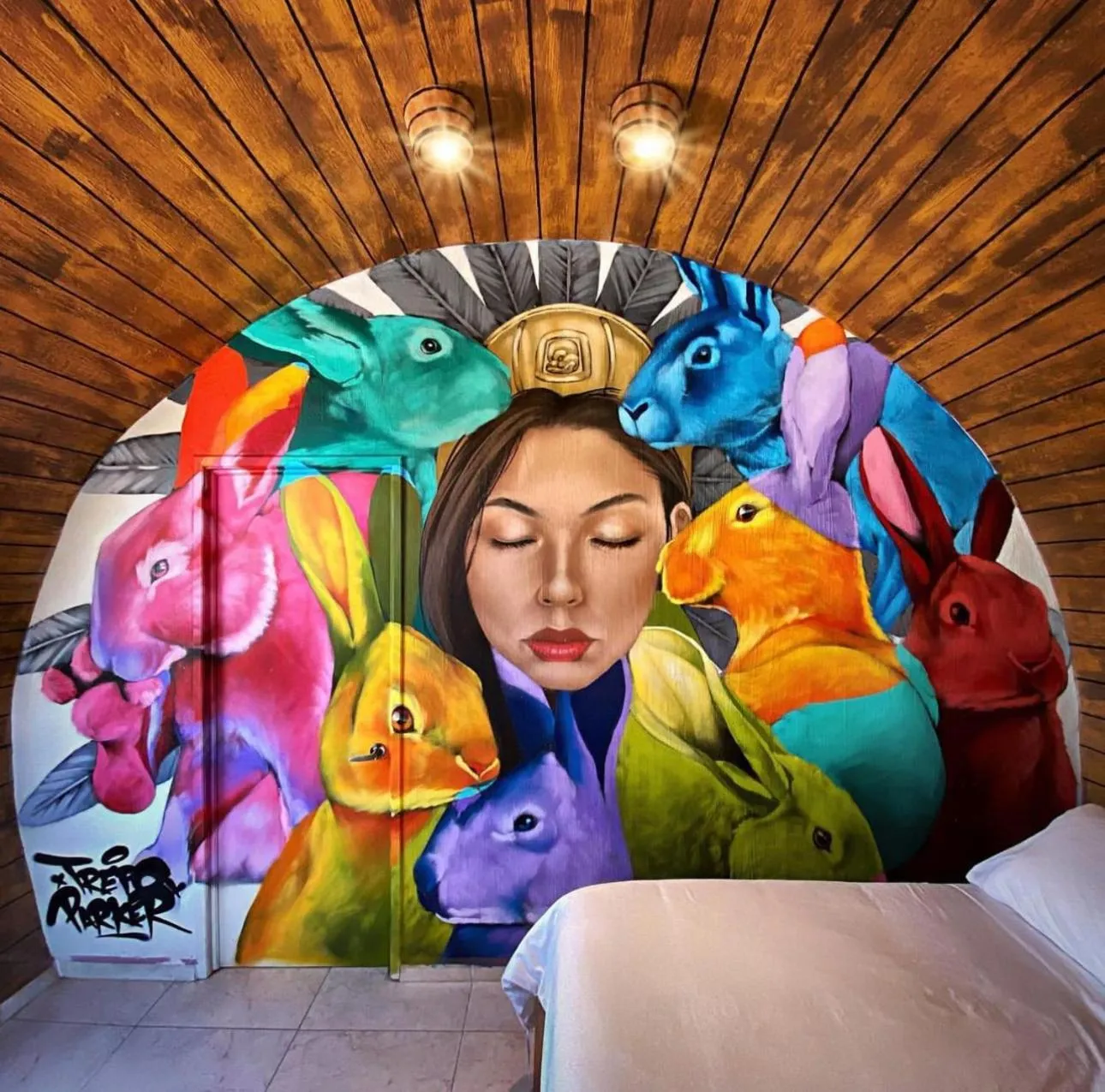 Bed in Matices Hotel de Barricas