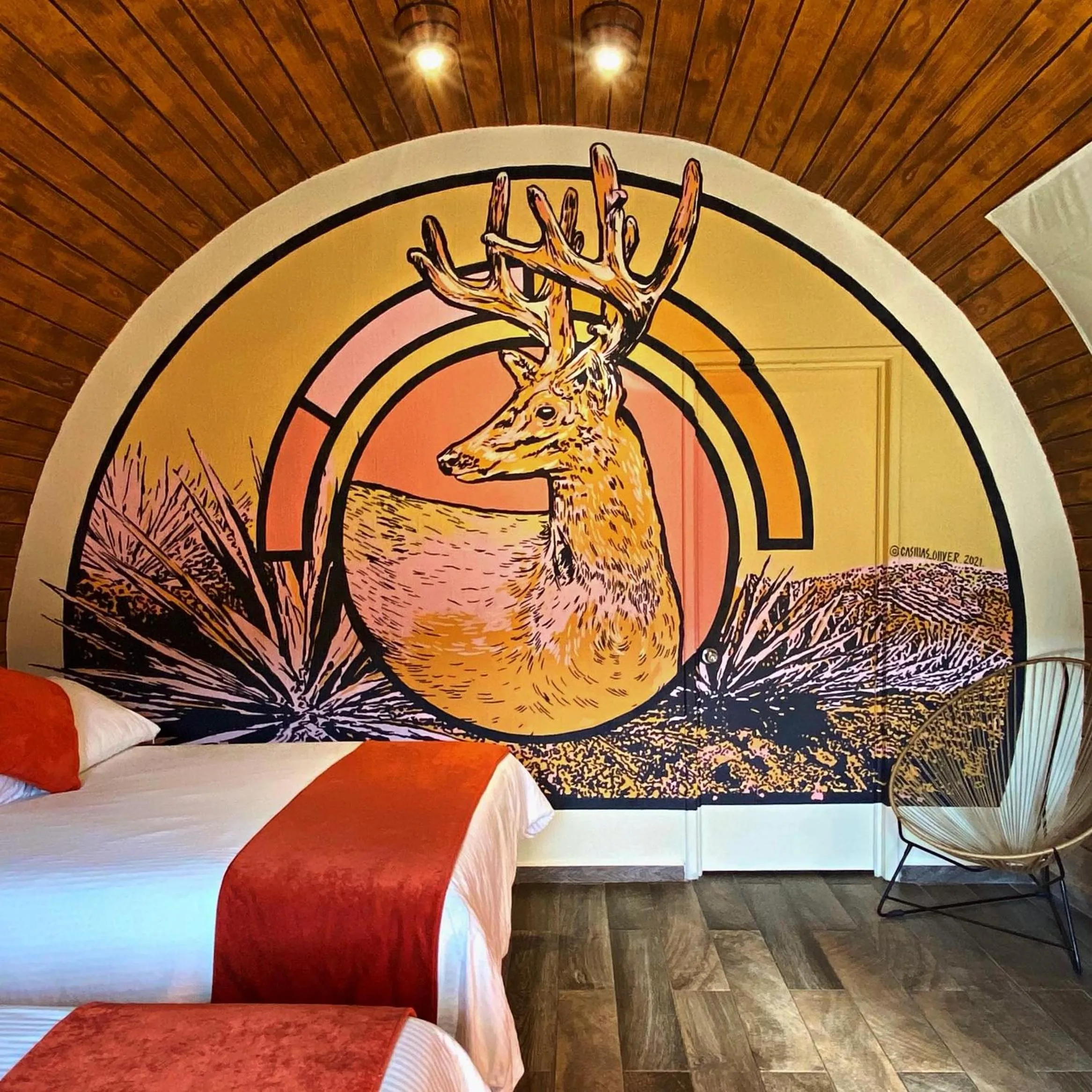 Bed in Matices Hotel de Barricas