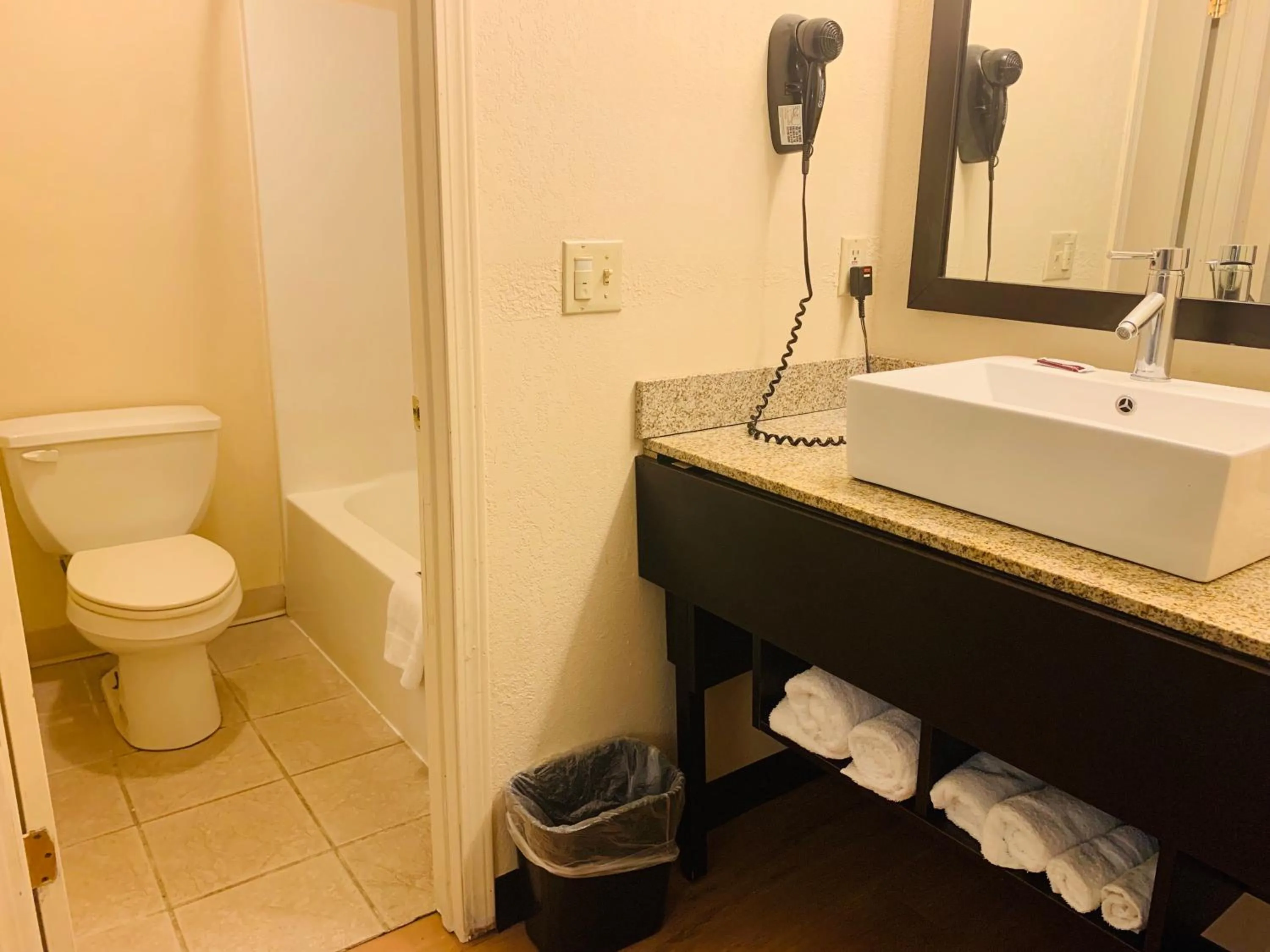 Bathroom in Red Roof Inn Anderson, IN