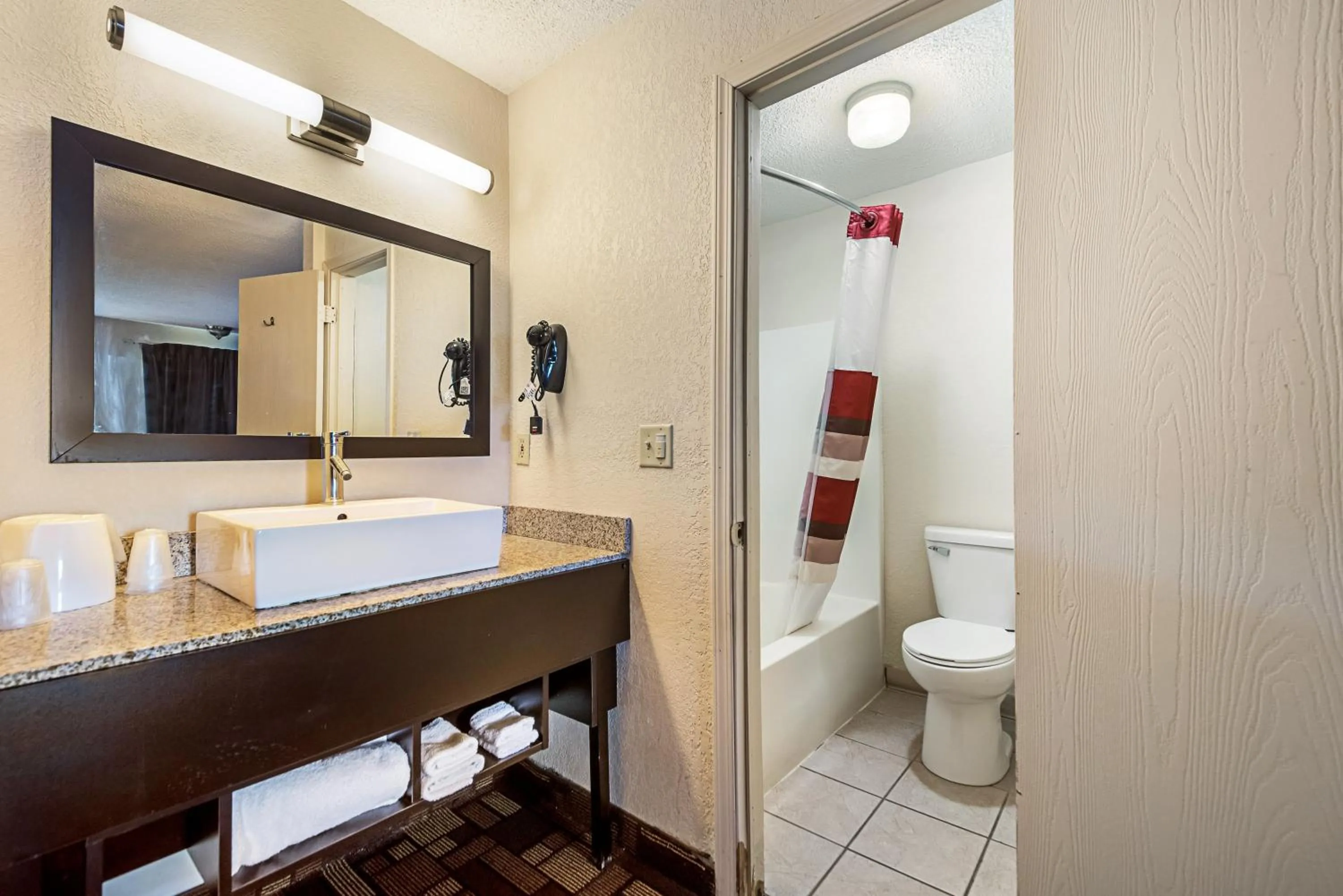 Bathroom in Red Roof Inn Anderson, IN