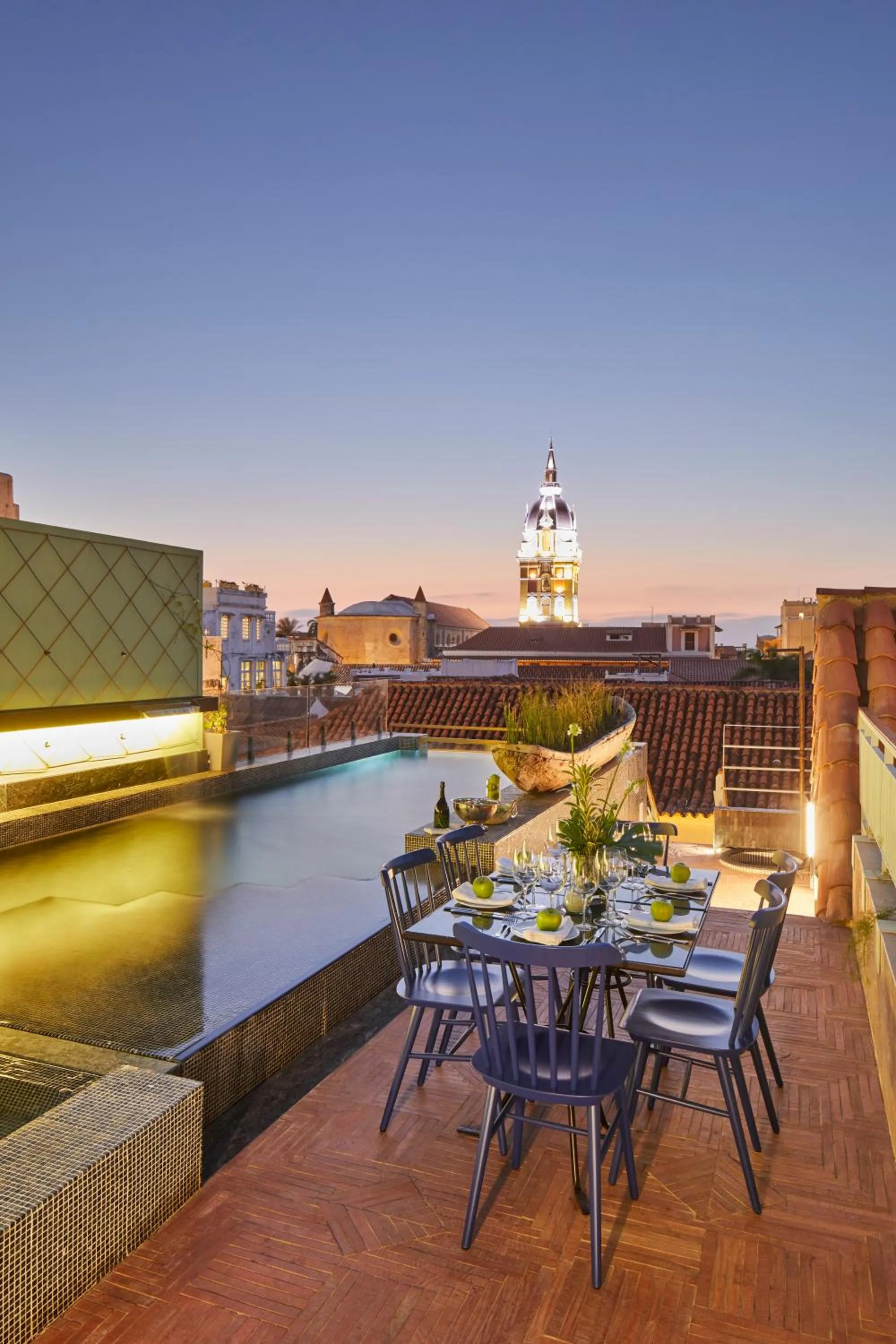 Swimming pool in Hotel Boutique Casona del Colegio
