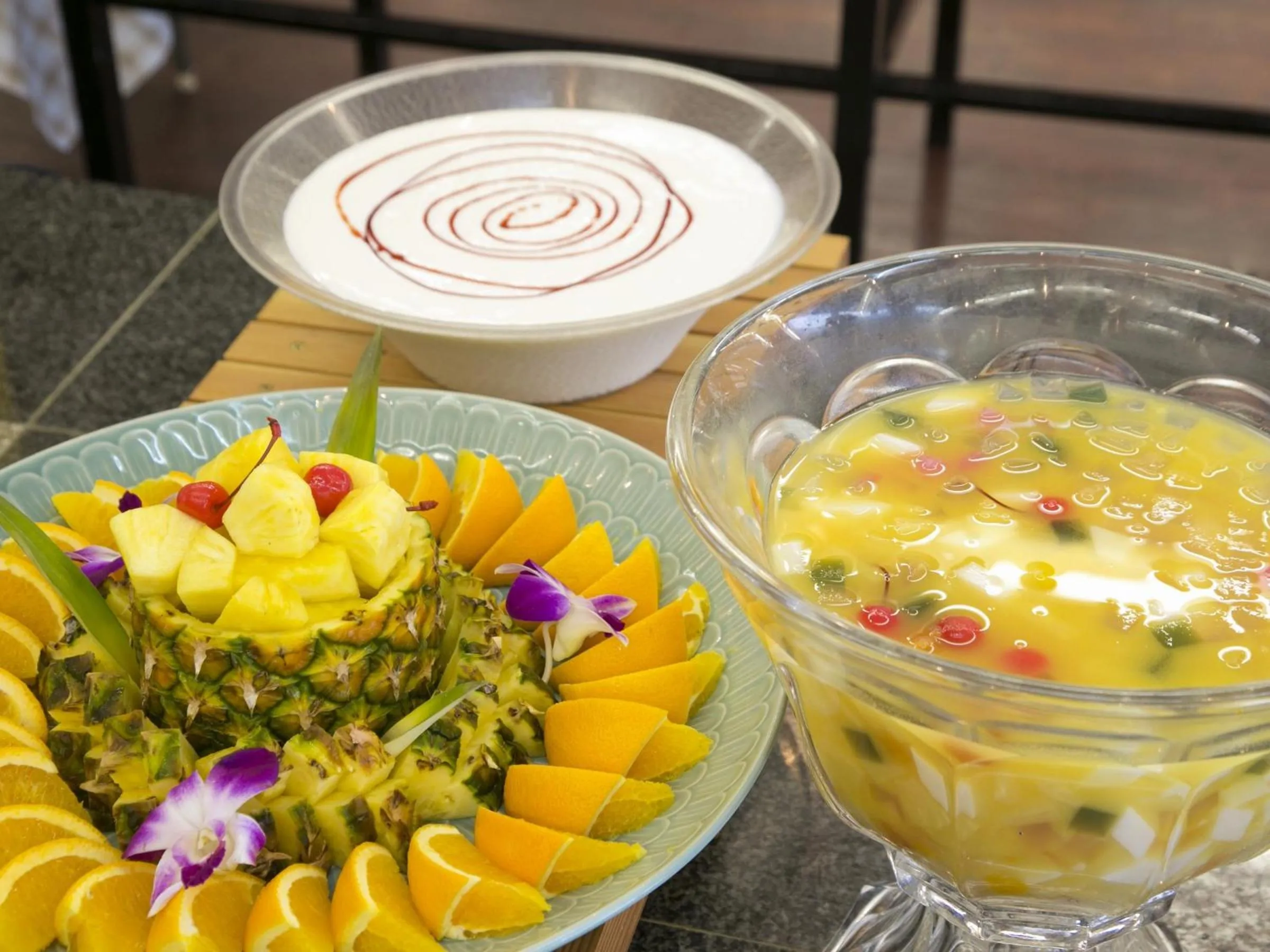 Buffet breakfast in Hiranoya