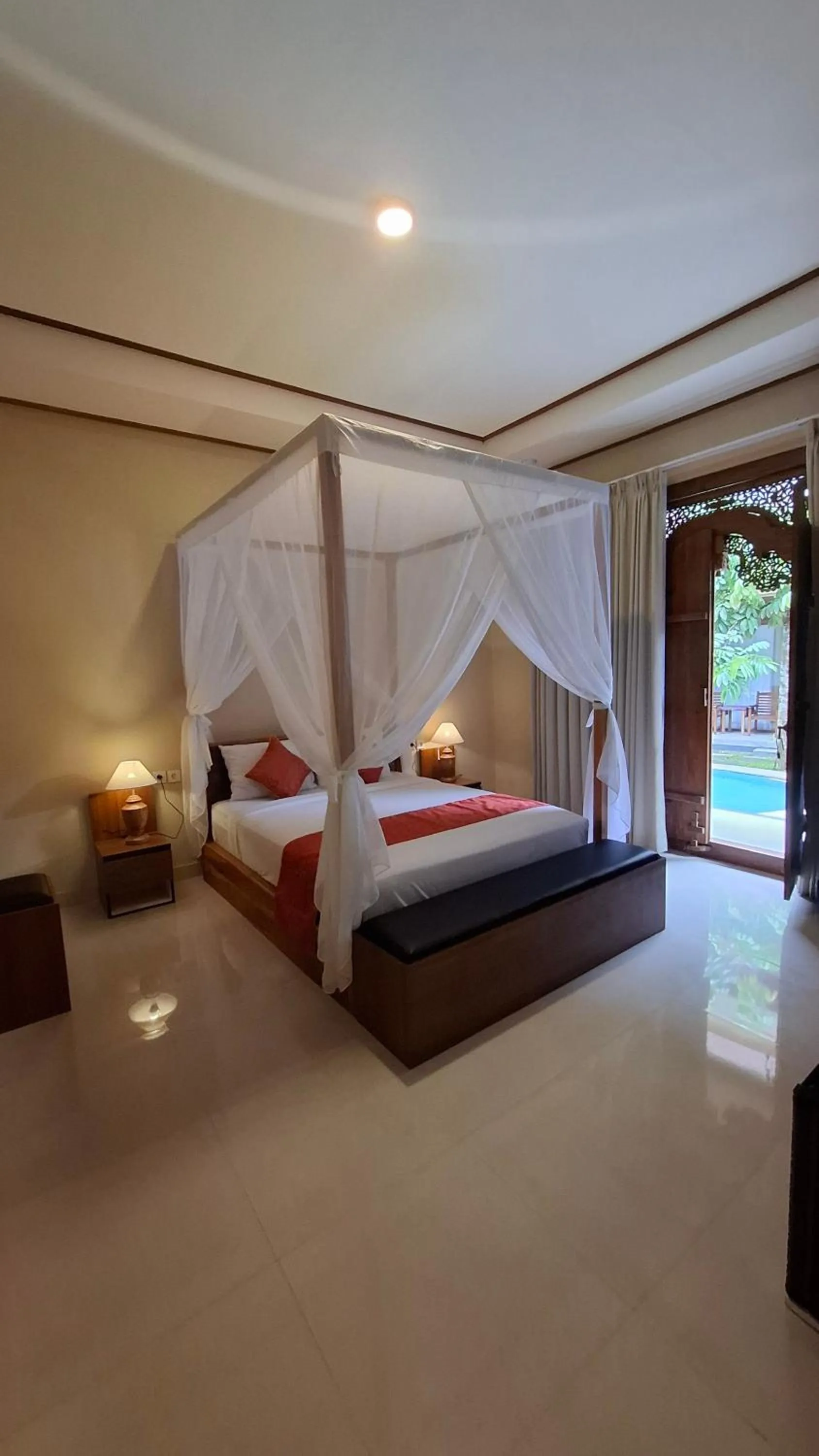 Bed in Villa D'Carik Bali