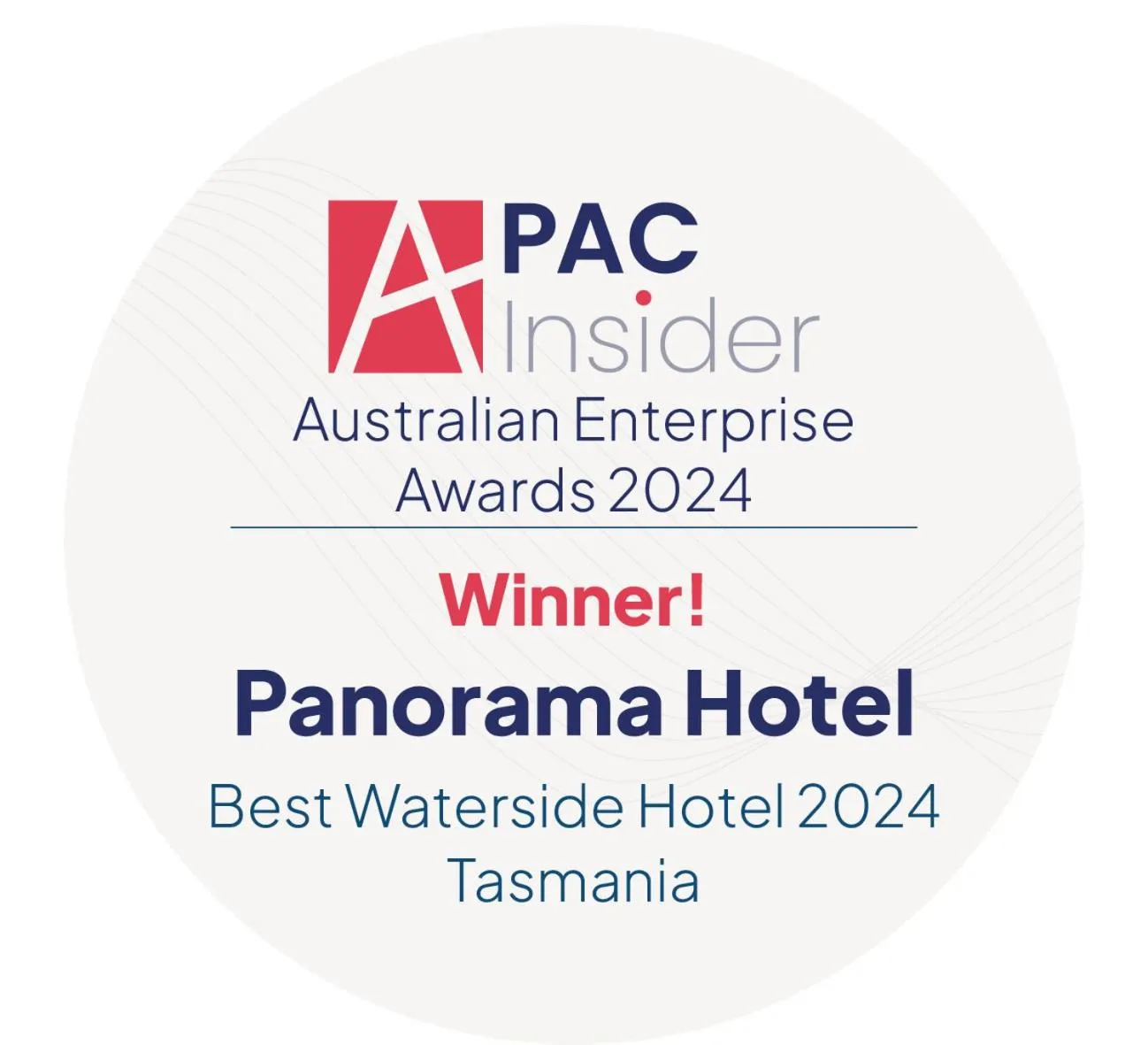 Certificate/Award in Panorama Hotel St Helens