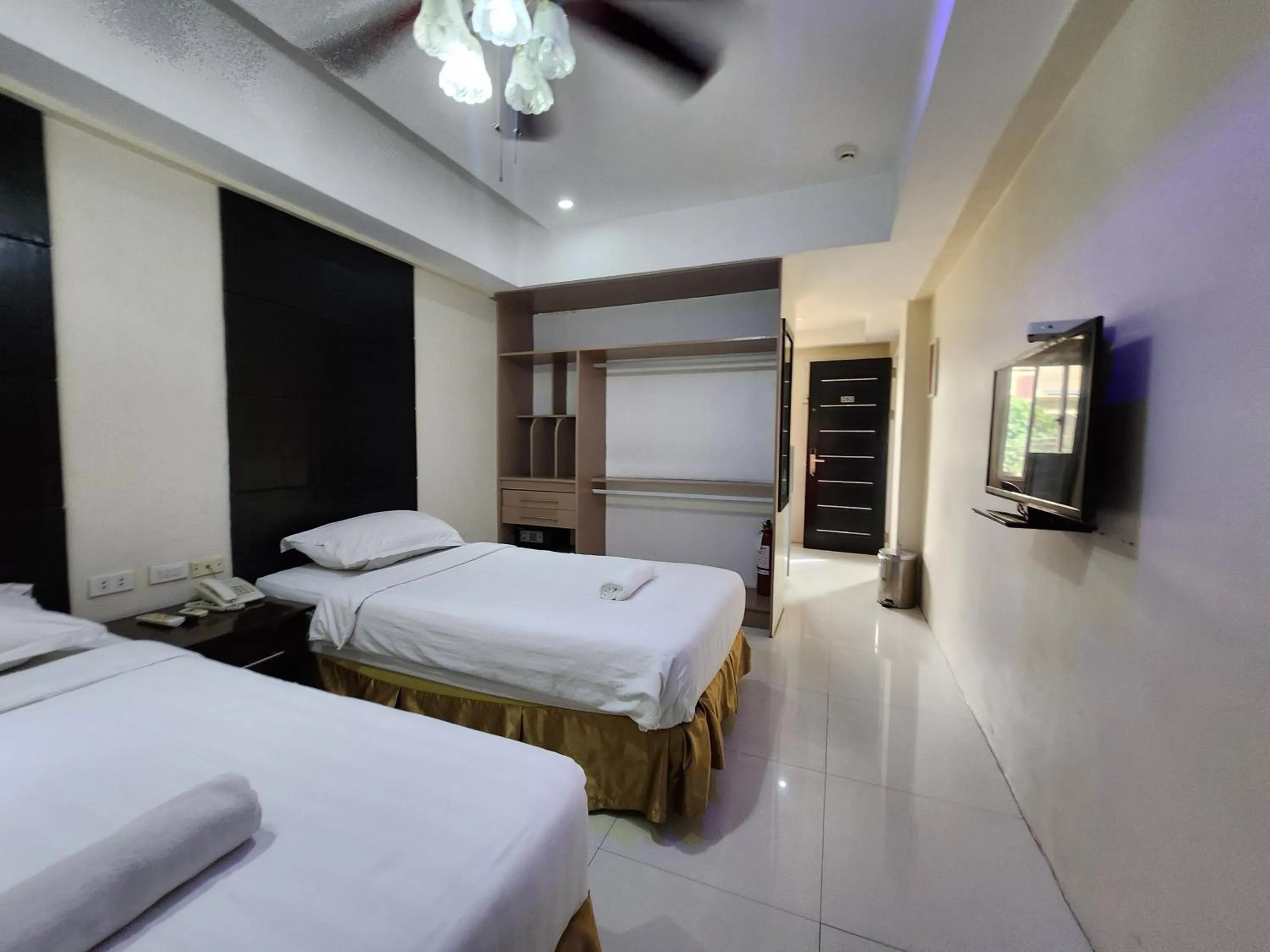 Bed in Grand Apartelle Mandaue Cebu