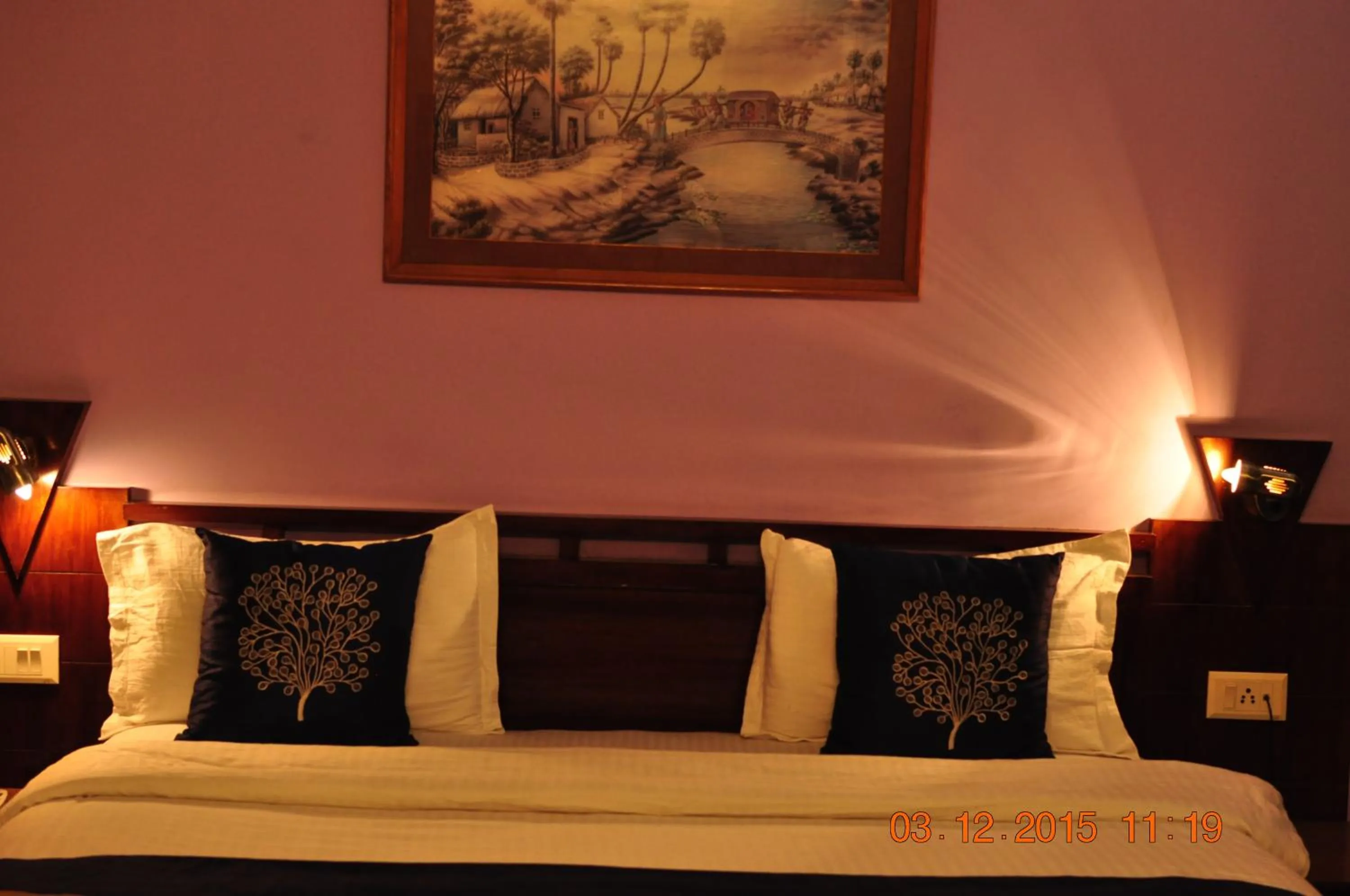 Living room, Bed in Hotel Grace