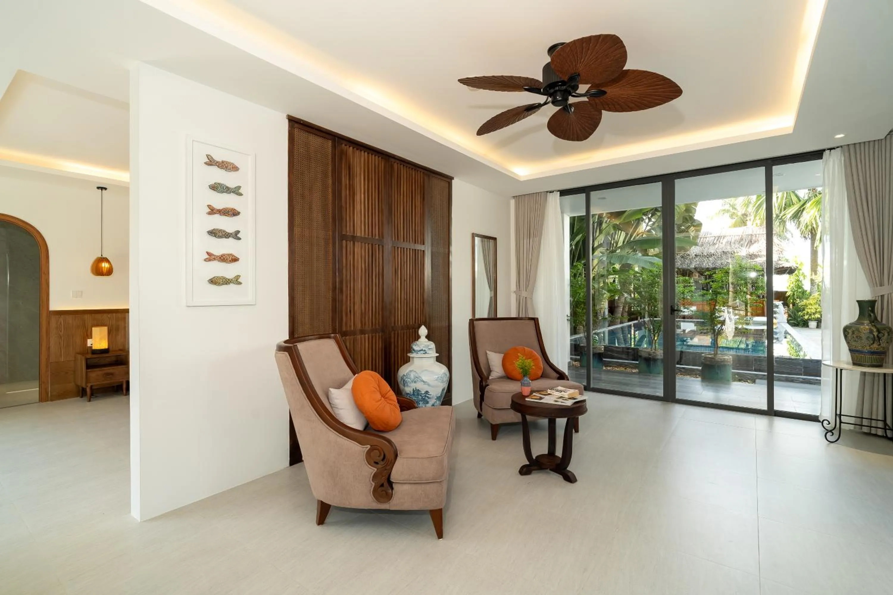 Living room in Shoreline Stay