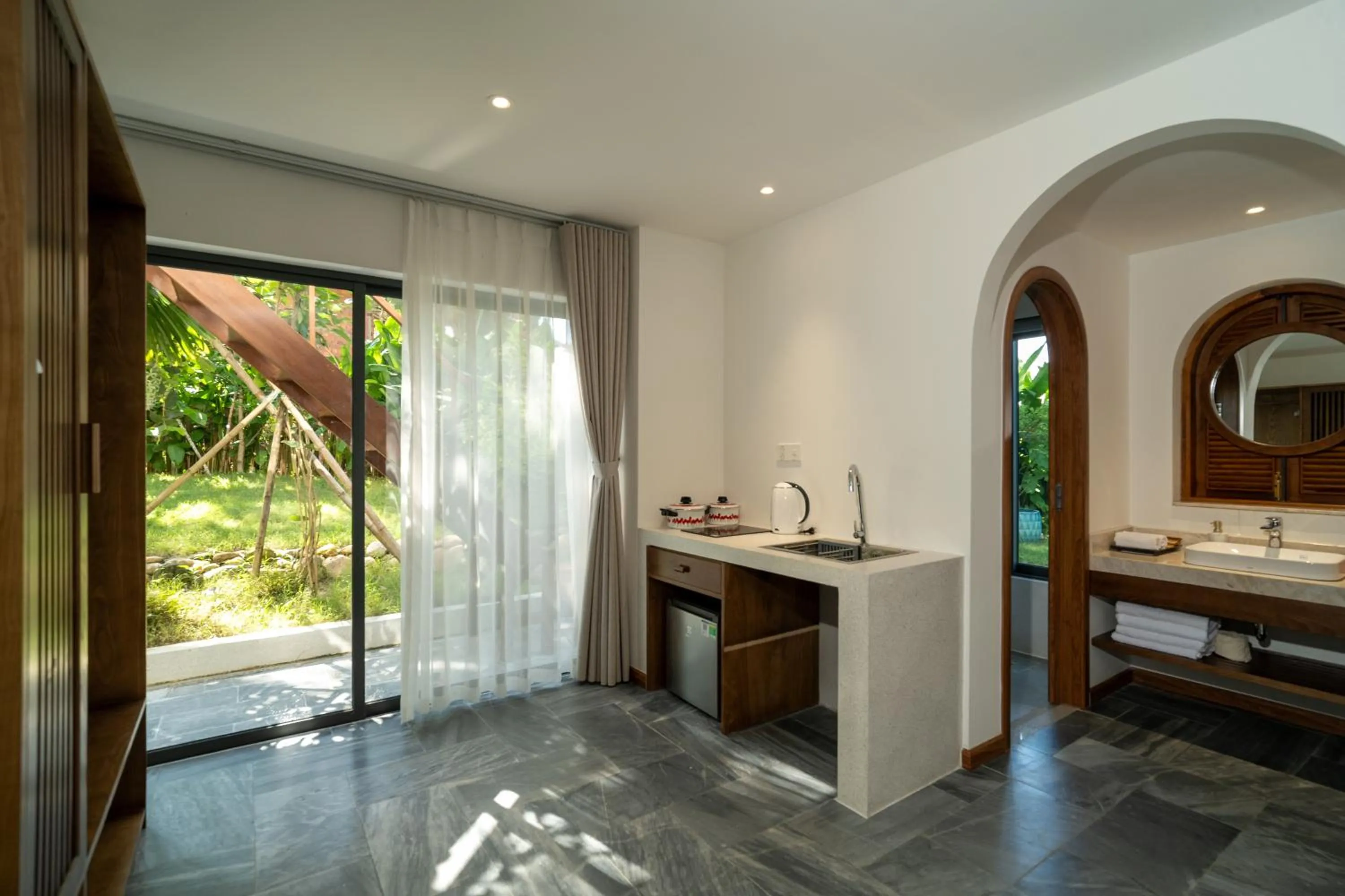 kitchen in Shoreline Stay