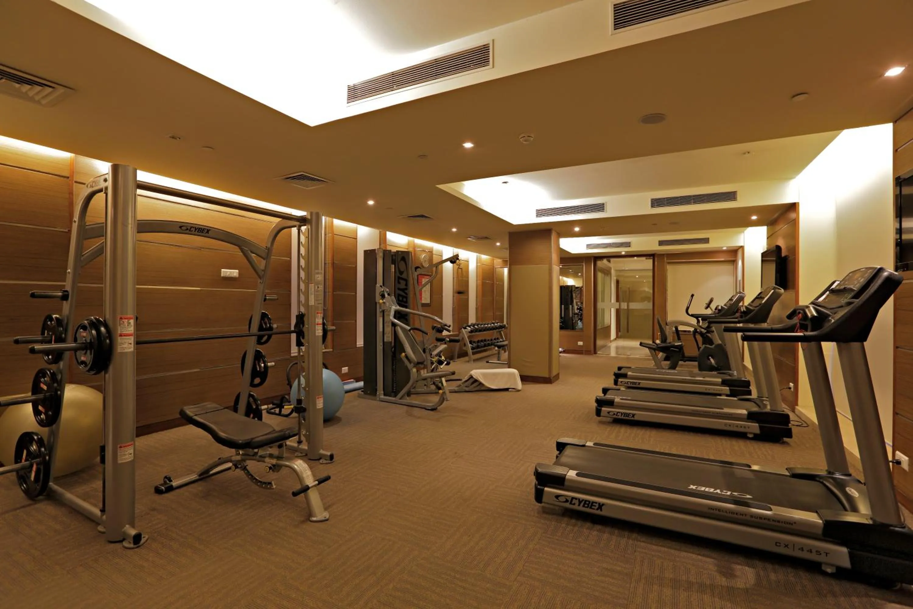 Fitness centre/facilities in Radisson Blu Hotel, Greater Noida