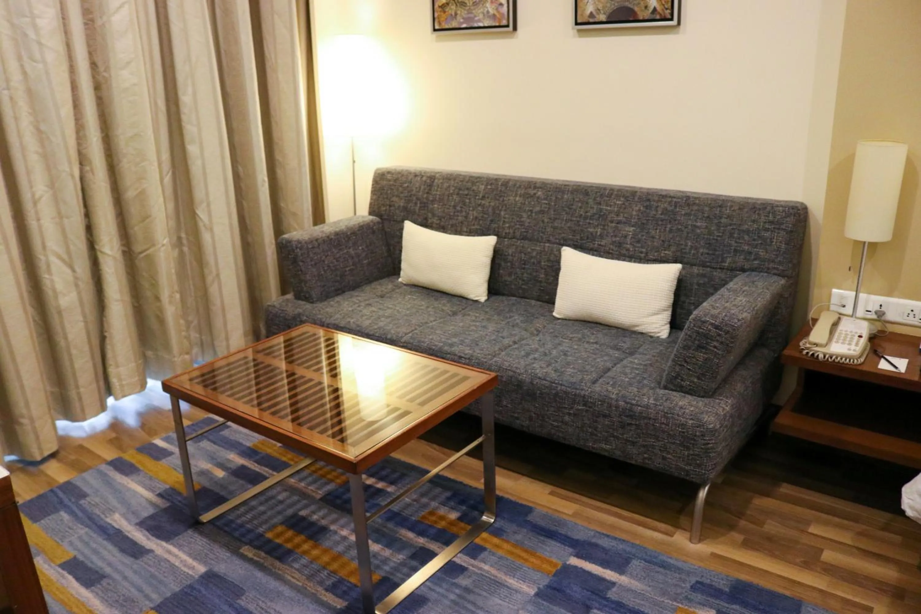 Seating area in Radisson Blu Hotel, Greater Noida
