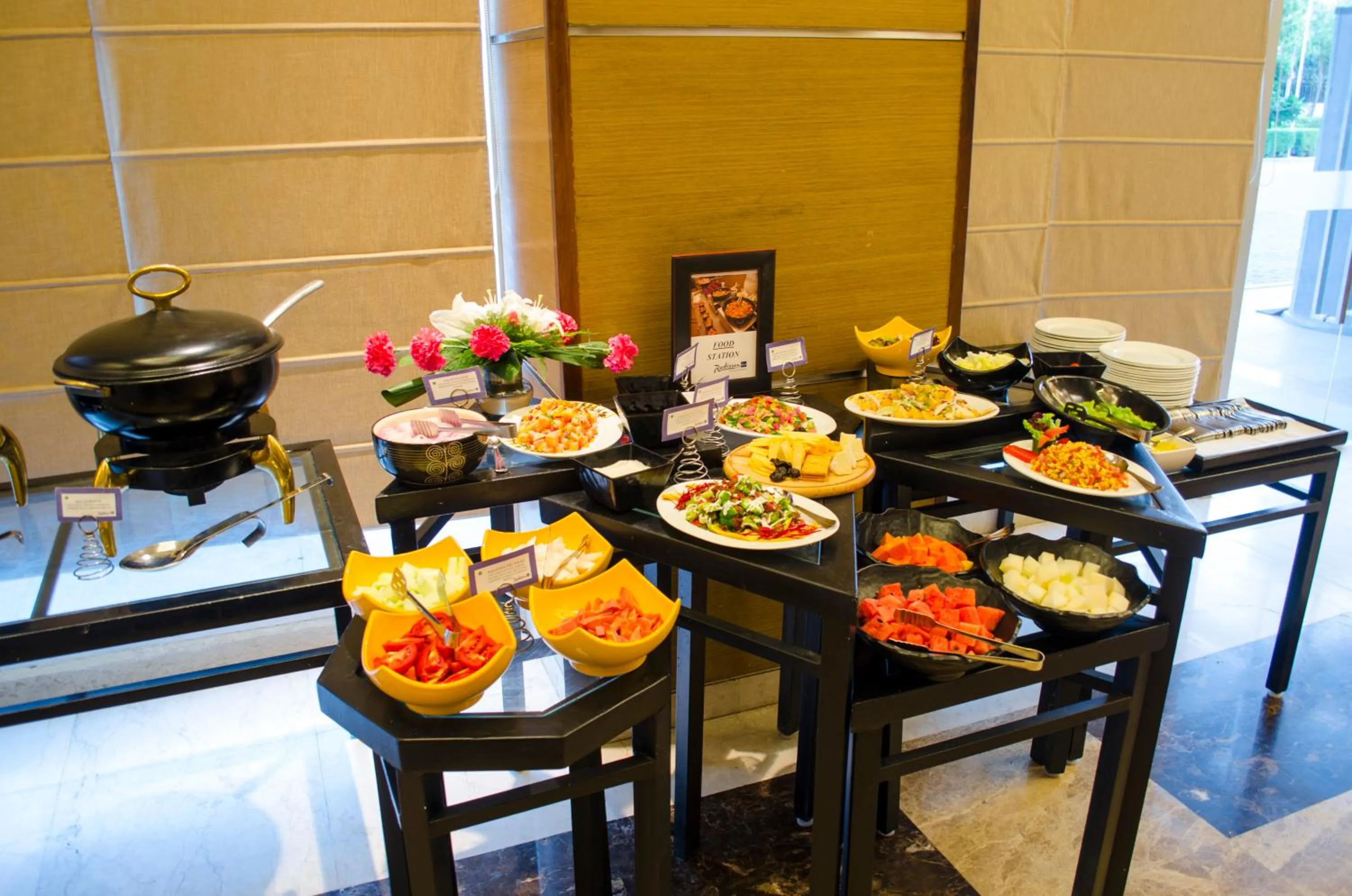 Food close-up in Radisson Blu Hotel, Greater Noida