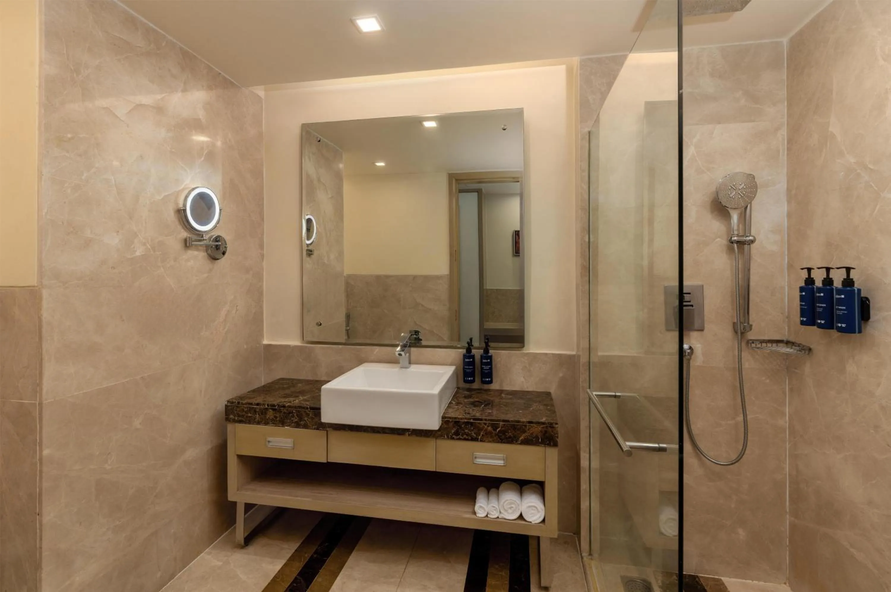 Bathroom in Radisson Blu Hotel, Greater Noida