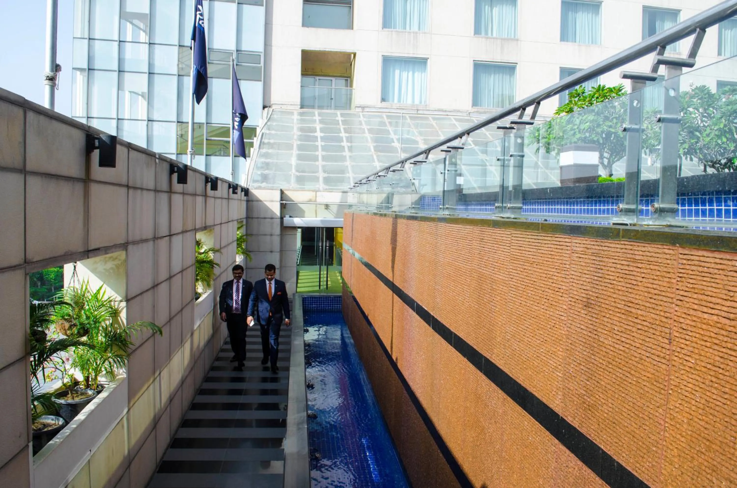 Swimming pool in Radisson Blu Hotel, Greater Noida