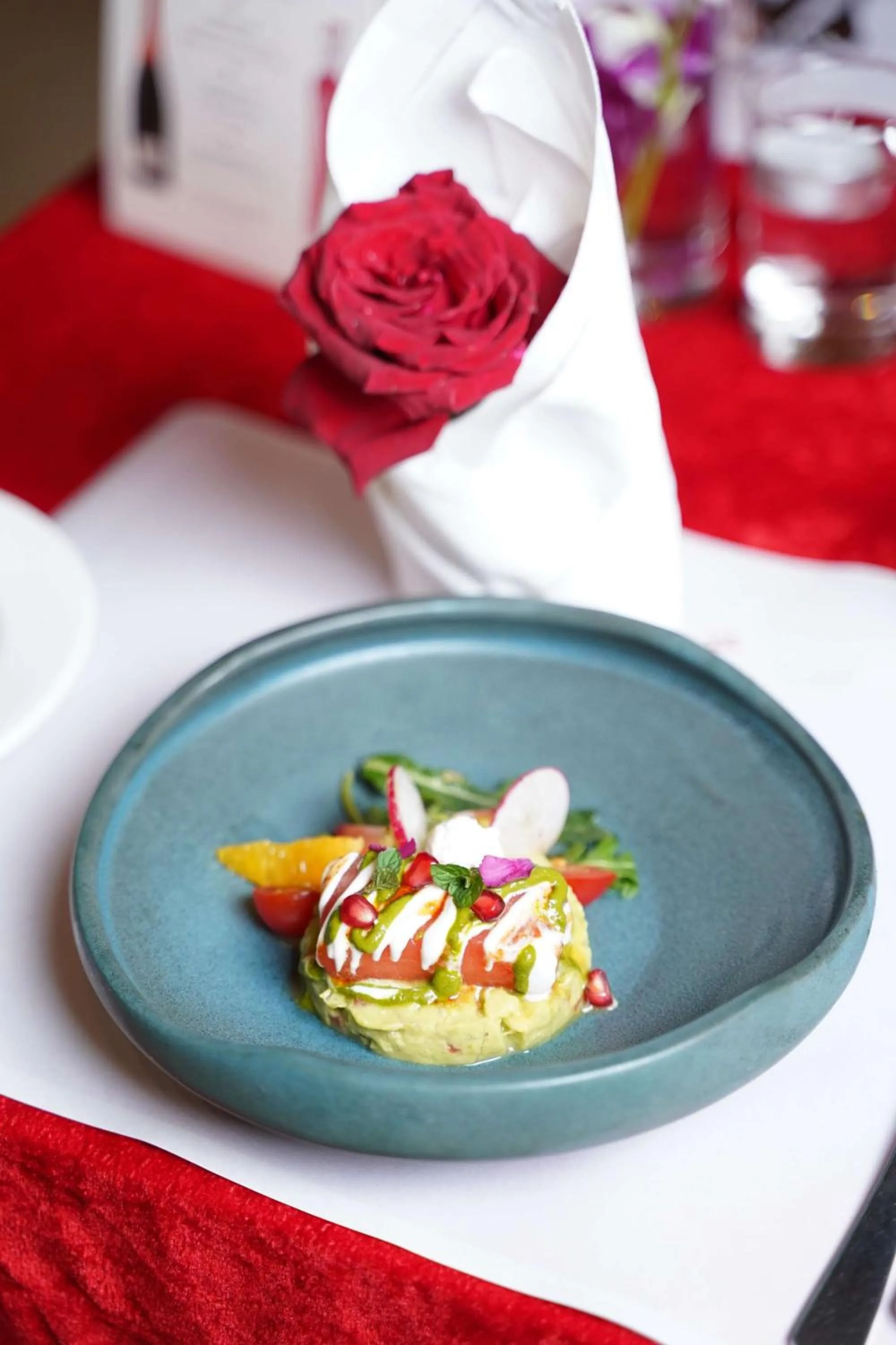 Food close-up in Radisson Blu Hotel, Greater Noida